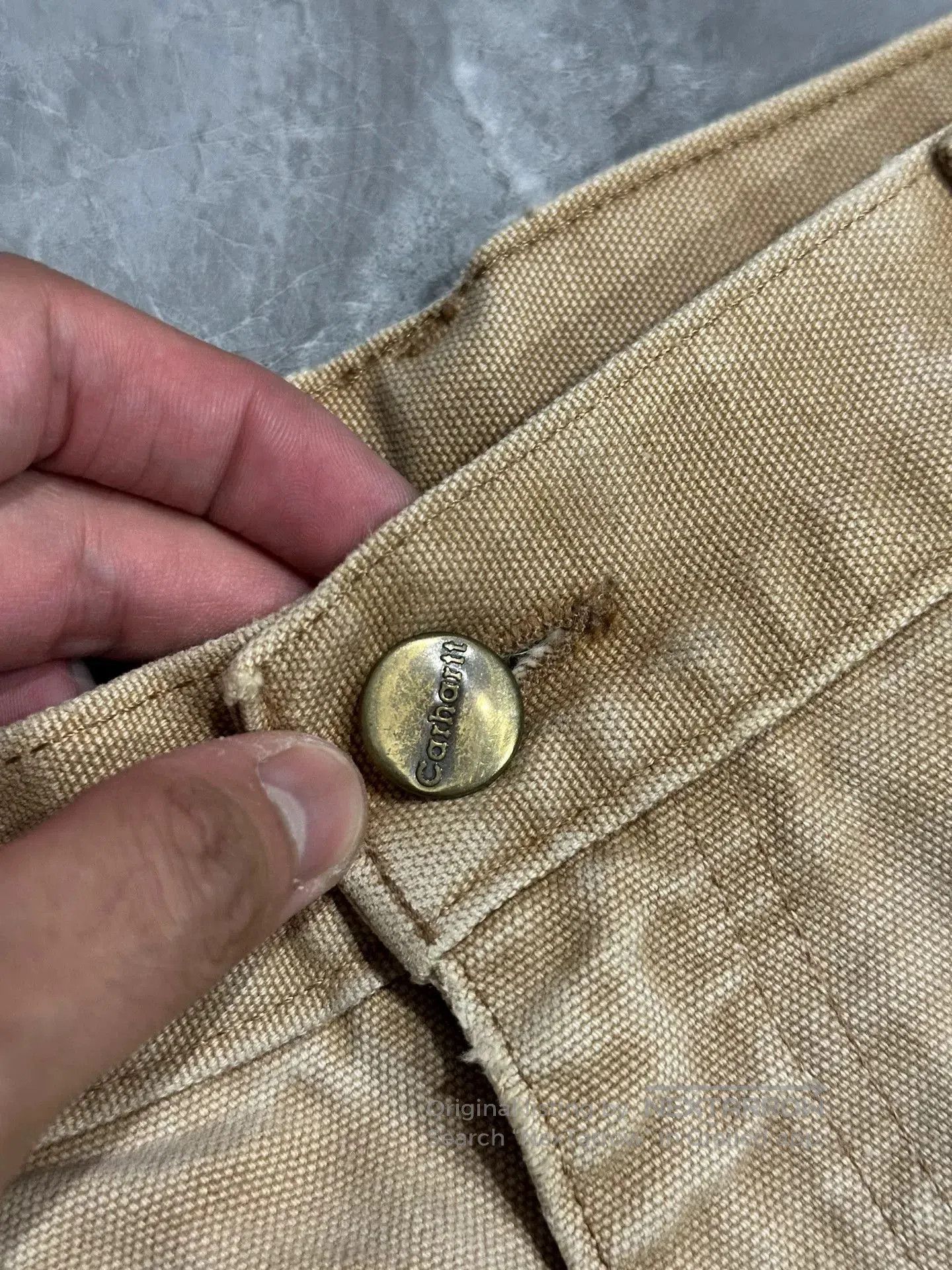 Carhartt Vintage Carhartt Khaki Work Pants. Size US 32 / EU 48 - 5 Thumbnail