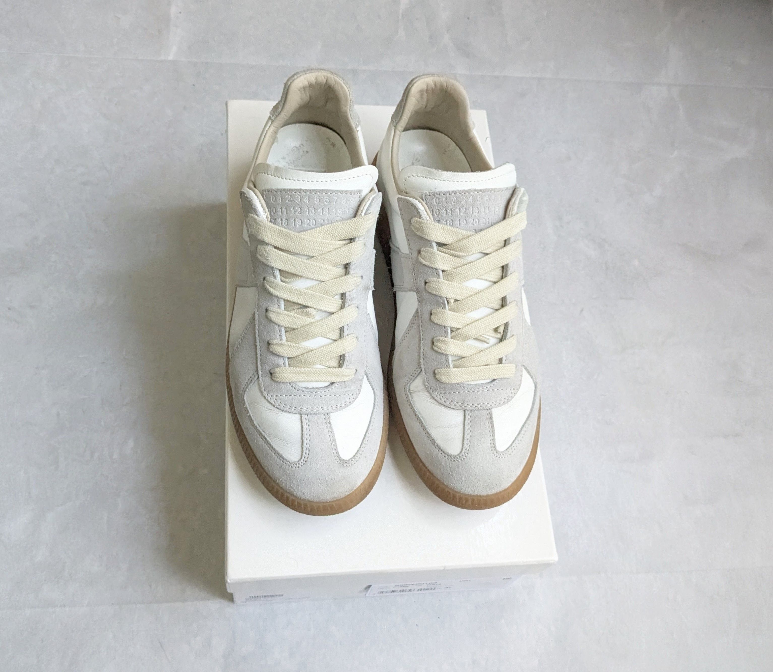 Maison Margiela Maison Margiela Replica GAT White Gray 37 7 Womens Size US 7 / IT 37 - 2 Thumbnail