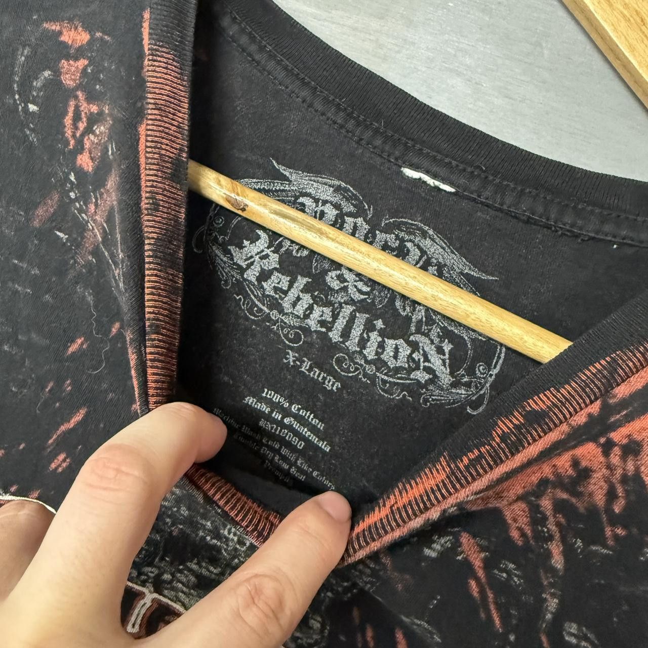 Affliction Bullet For My Valentine Affliction Band Black Tee Shirt XL Size US XL / EU 56 / 4 - 3 Thumbnail
