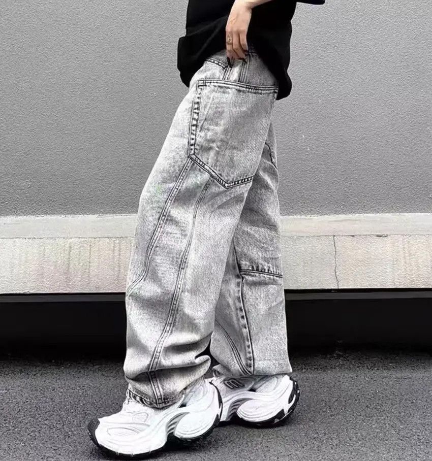 Designer × Japanese Brand Vintage Loose Streetwear Hip Hop Casual Pants Size US 31 - 3 Thumbnail