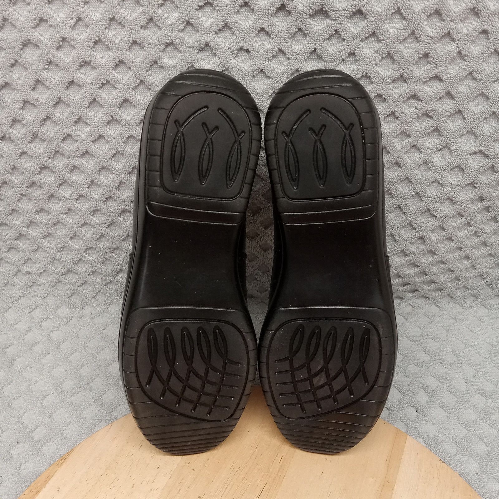 & Other Stories I Love Comfort Rose Shoes 8M Leather Black Lace Up Size US 8 / IT 38 - 4 Thumbnail
