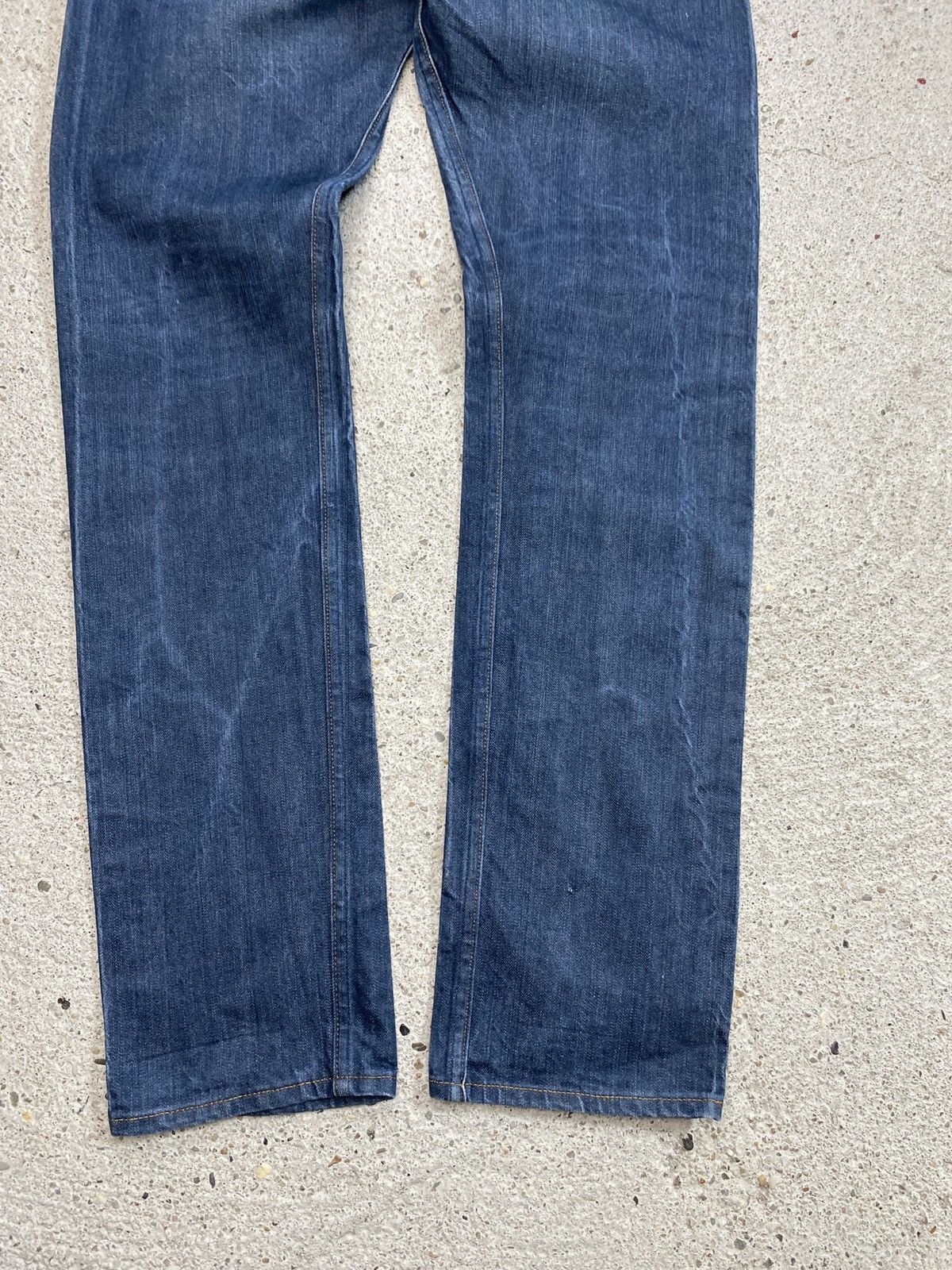 Wrangler Wrangler raw selvedge denim jeans japan shuttle loom Size US 31 - 11 Thumbnail