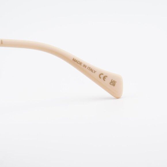 Gucci Gucci GG1009O 001 Eyeglasses Havana/Gold 52mm Round Frame Size ONE SIZE - 9 Thumbnail