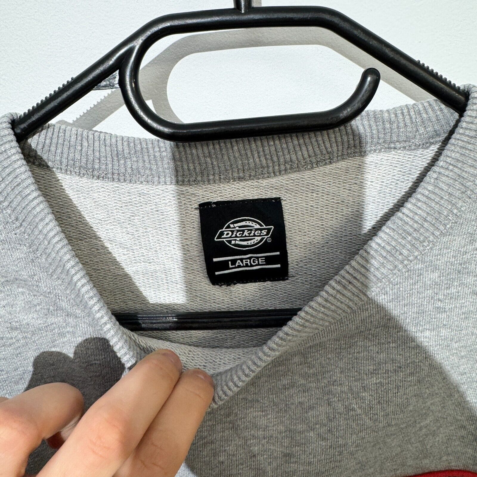 Dickies × Vintage Dickies Unisex Gray Cotton Crewneck Size L Center Logo Size US L / EU 52-54 / 3 - 9 Thumbnail