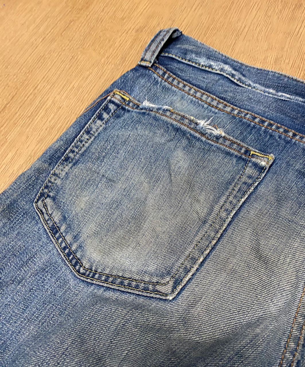 Japanese Brand W30 vintage Uniqlo jeans SS02 Distressed Denim Jeans Size US 30 / EU 46 - 3 Thumbnail