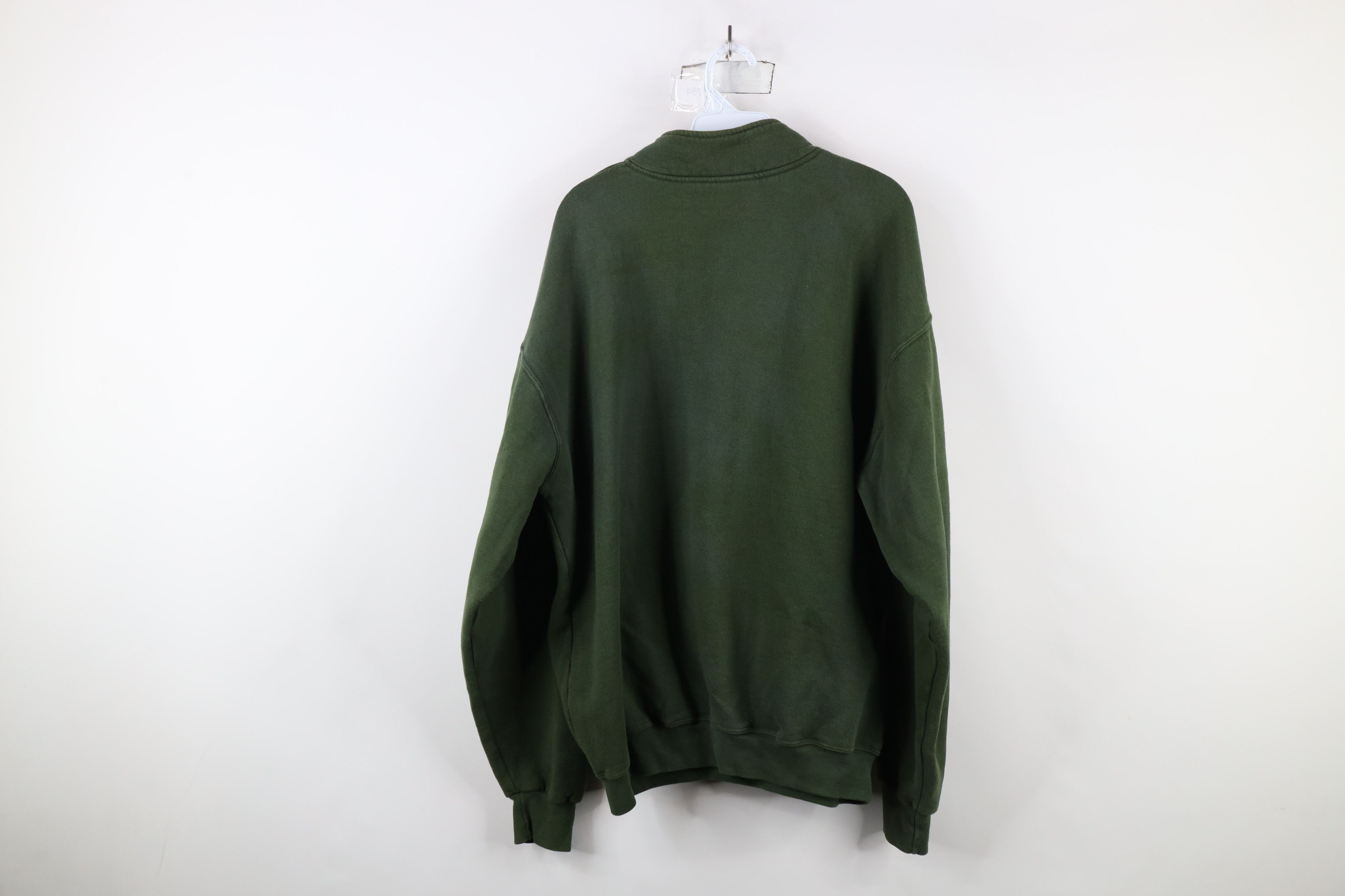 Vintage Vintage 90s Wilson Heavy Half Zip Pullover Sweatshirt Green Size US XL / EU 56 / 4 - 10 Thumbnail