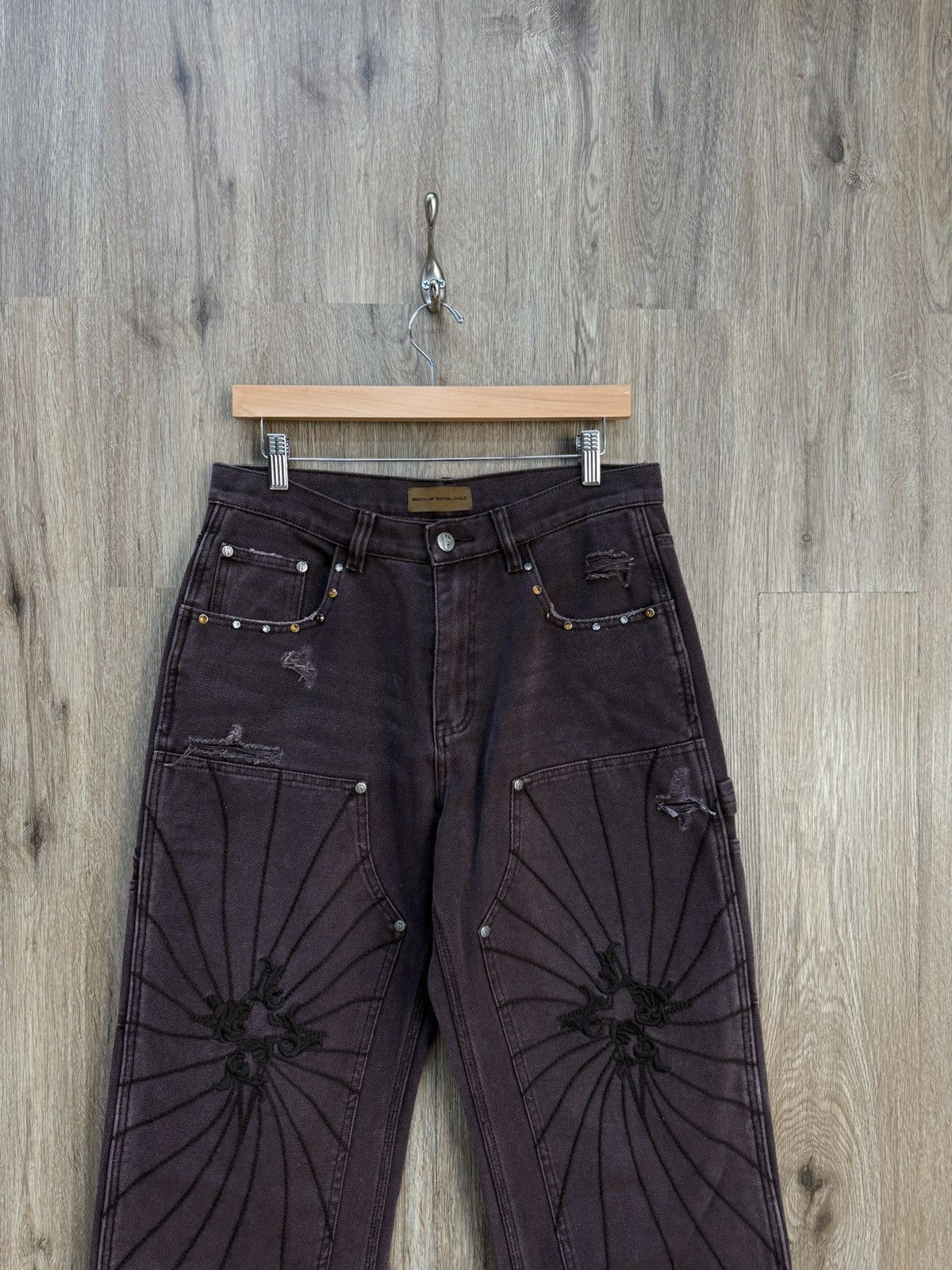 Birth of Royal Child Birth Royal Child Brown Denim Jeans Size US 30 / EU 46 - 2 Thumbnail
