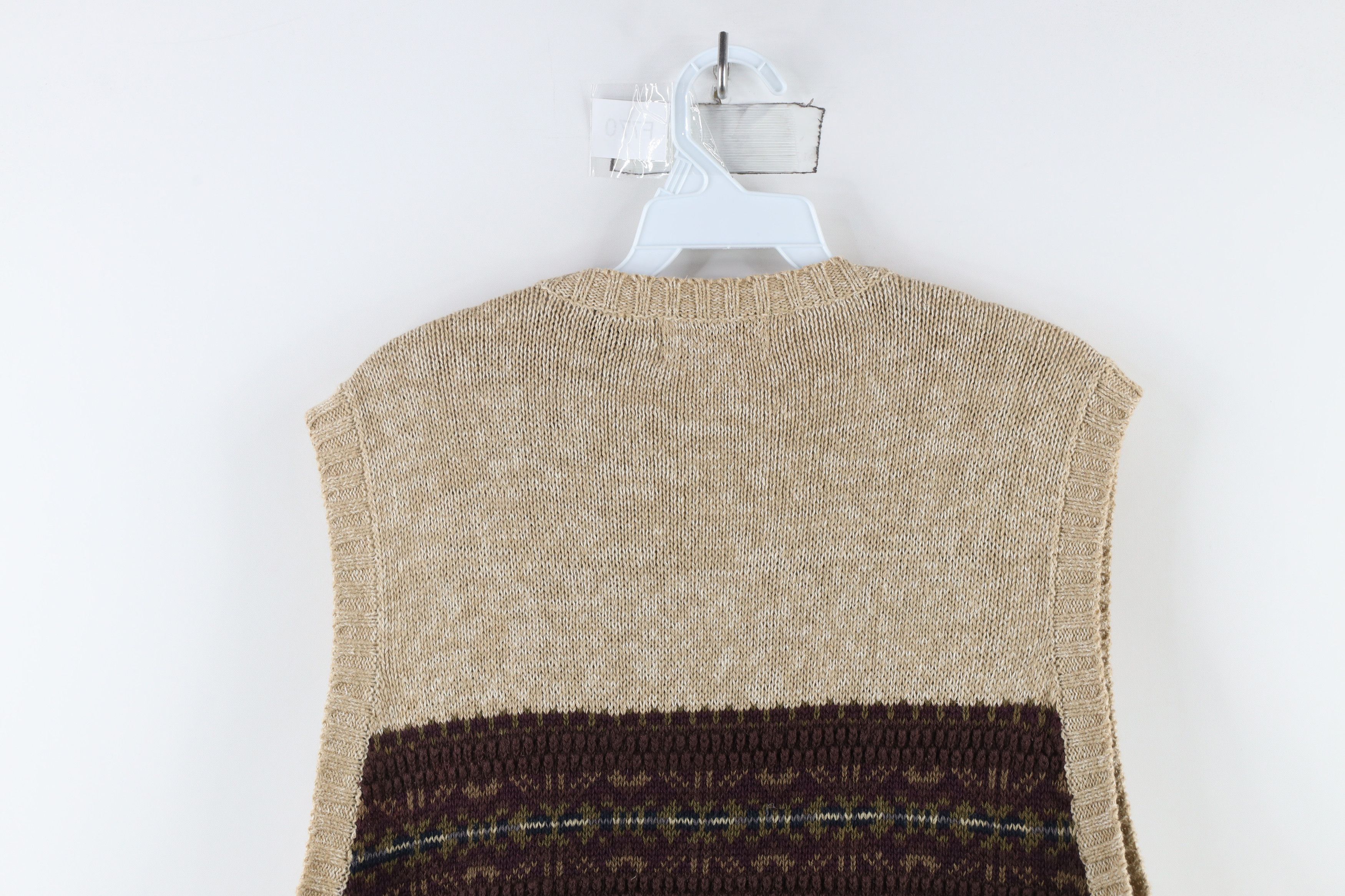 American Eagle Outfitters × Vintage Vintage 90s American Eagle Outfitters Knit Sweater Vest Size US L / EU 52-54 / 3 - 7 Thumbnail
