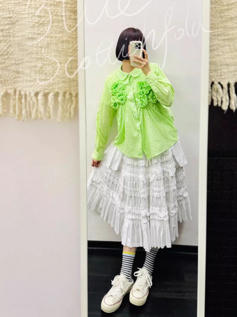 Comme des Garcons Comme Des Garcons Rose embroidered shirt Size M / US 6-8 / IT 42-44 - 4 Thumbnail