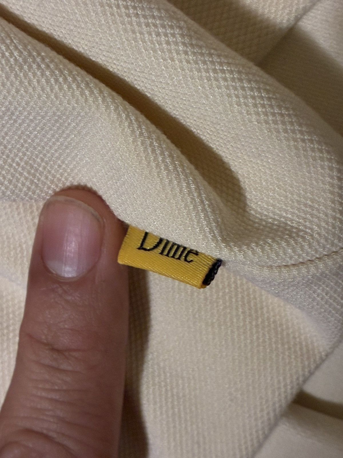 Dime Dime Grass Cream Polo Shirt Size US XL / EU 56 / 4 - 5 Thumbnail