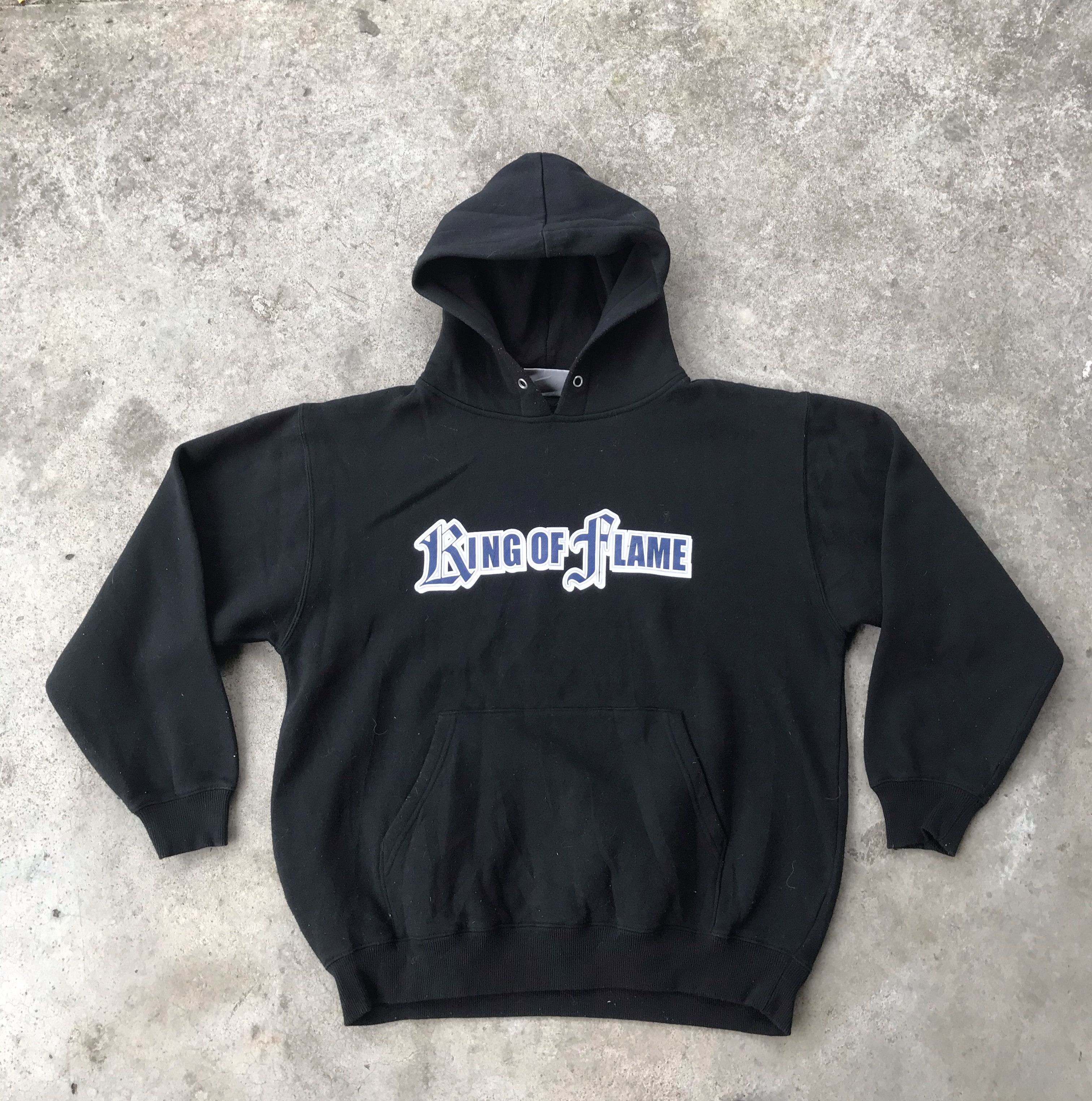 King of flame pullover hoodies