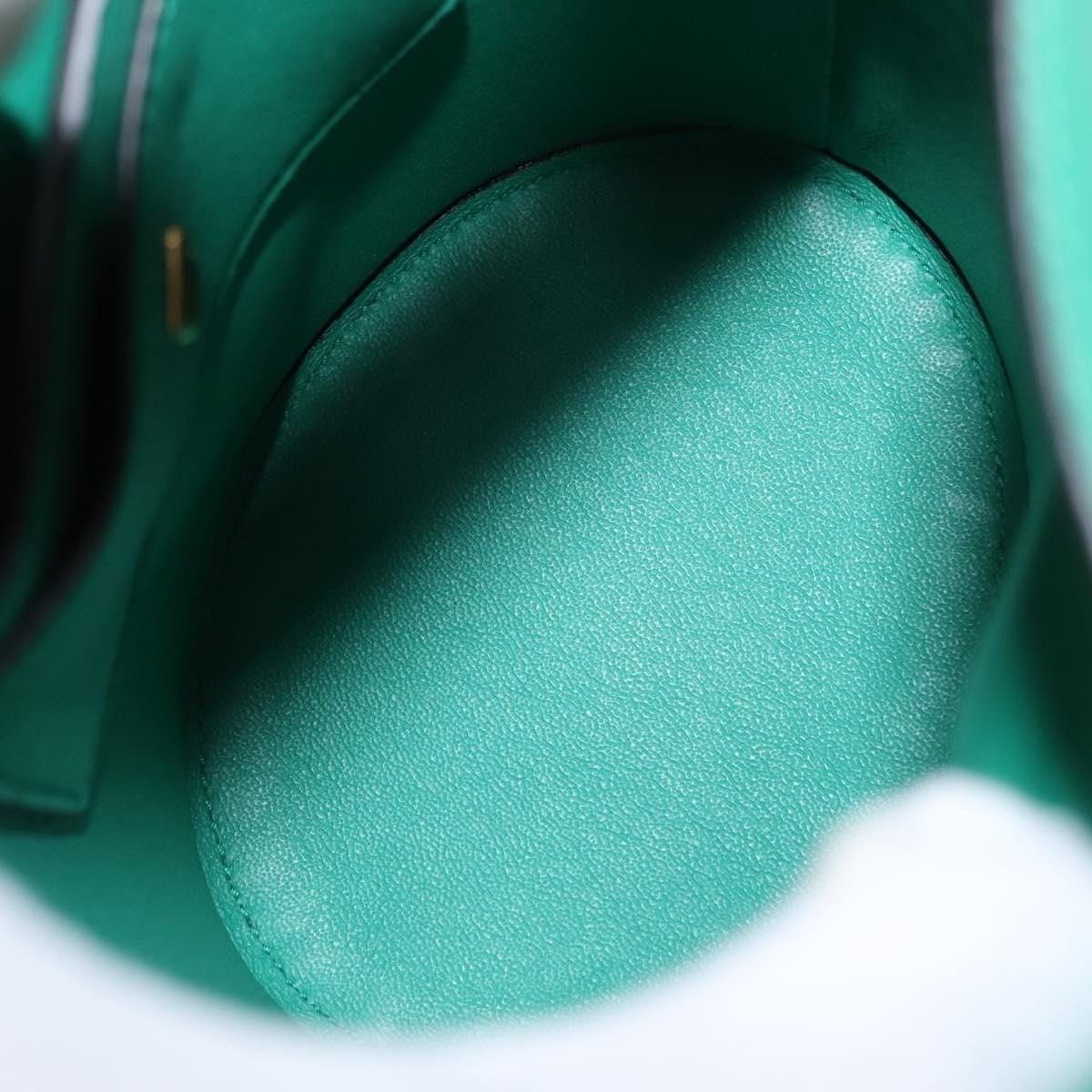 Salvatore Ferragamo Salvatore Ferragamo Leather Gancini Trifolio Handbag Green Size ONE SIZE - 7 Thumbnail