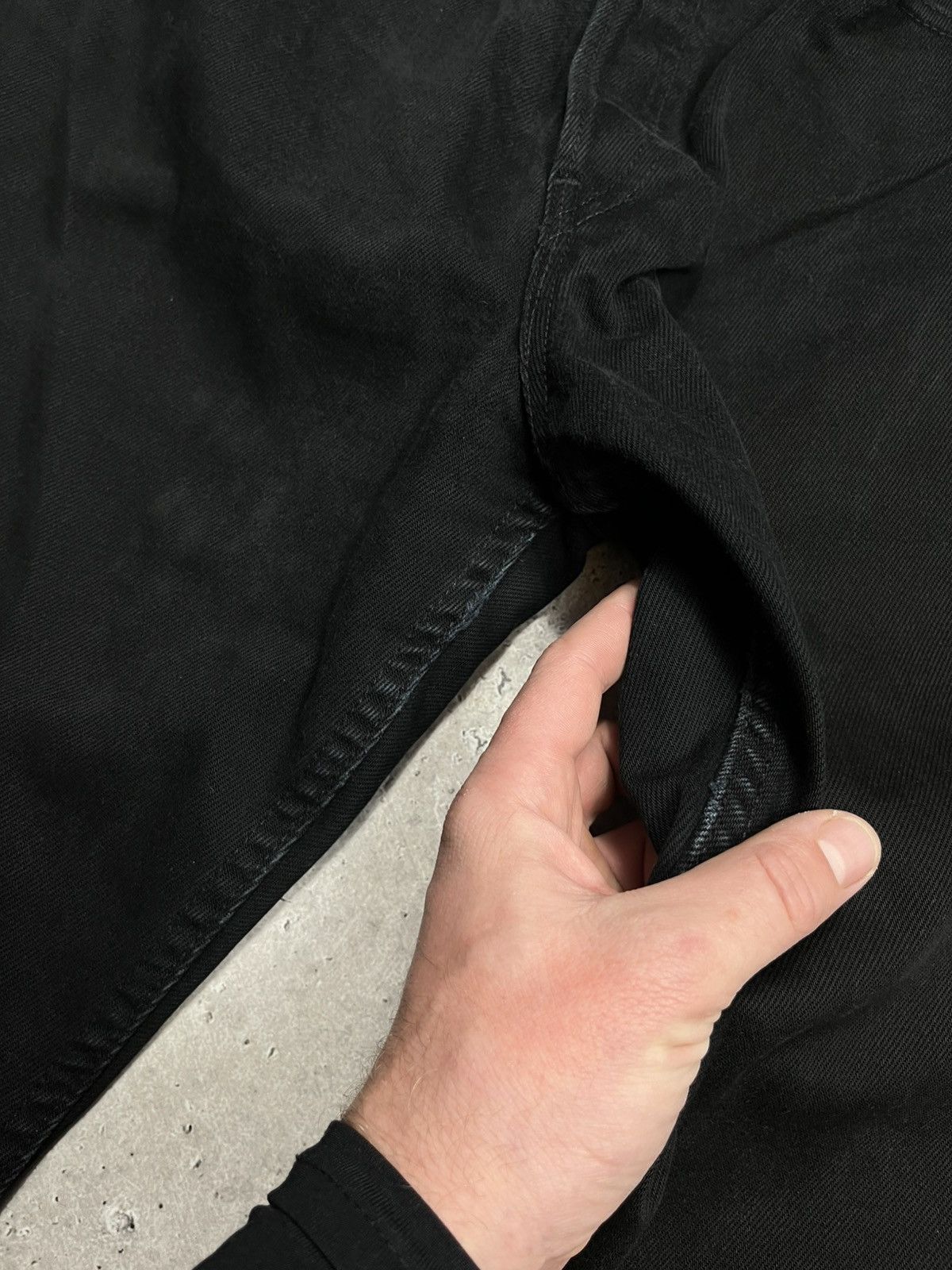 Levi's Levi’s 522 Black Jeans W32 L34 Straight Fit Made in Poland Size US 32 / EU 48 - 9 Thumbnail