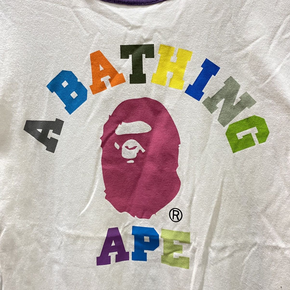 Bape Multi colour bape long sleeve Size US S / EU 44-46 / 1 - 5 Thumbnail