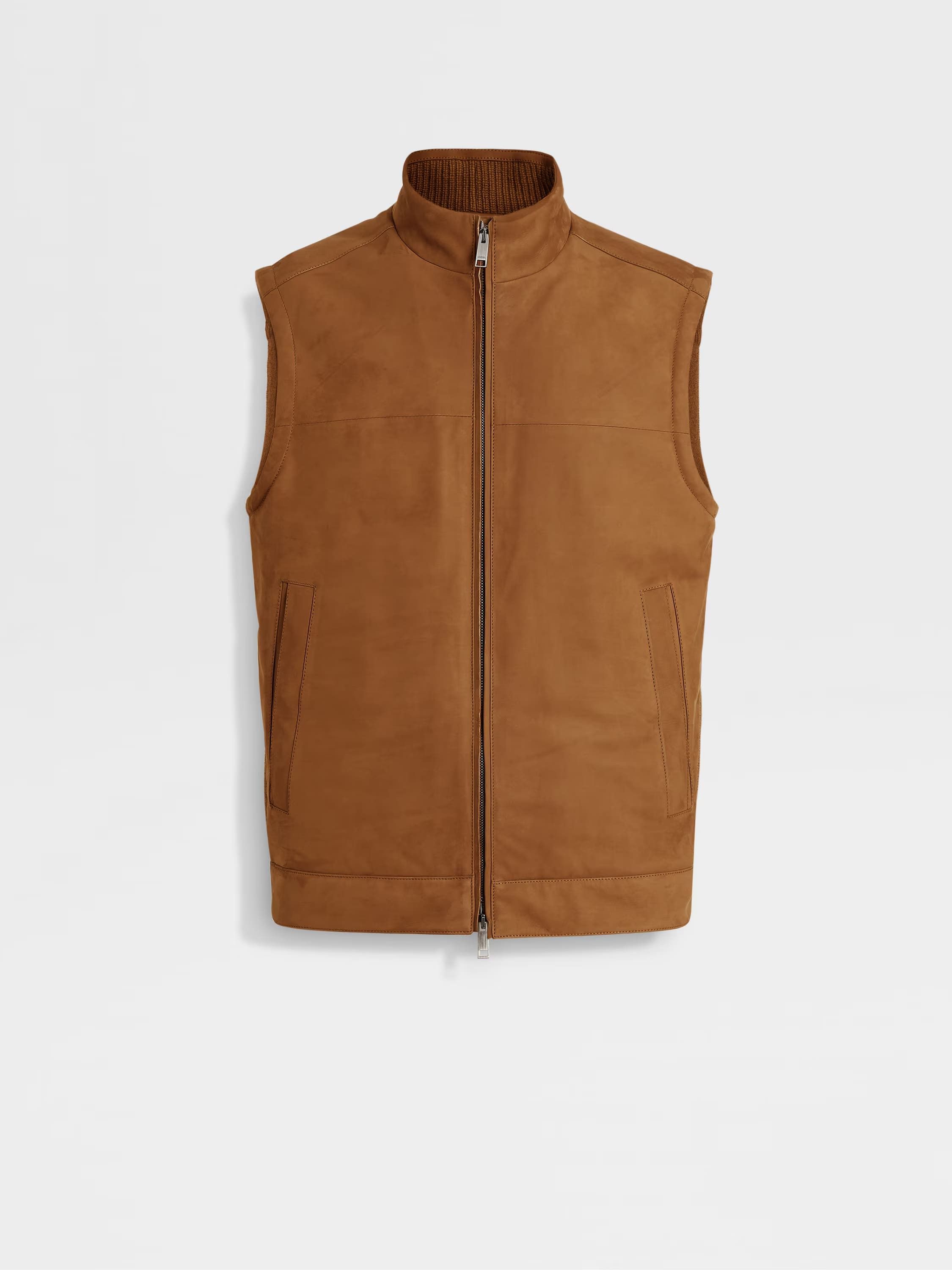 Ermenegildo Zegna ZEGNA Leather Vest Size US M / EU 48-50 / 2 - 1 Thumbnail