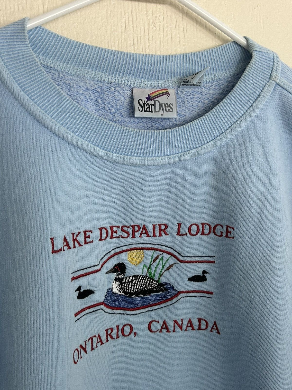 Vintage Vintage StarDyes Ontario Canada Duck Embroidery Sweater Size US XL / EU 56 / 4 - 2 Thumbnail