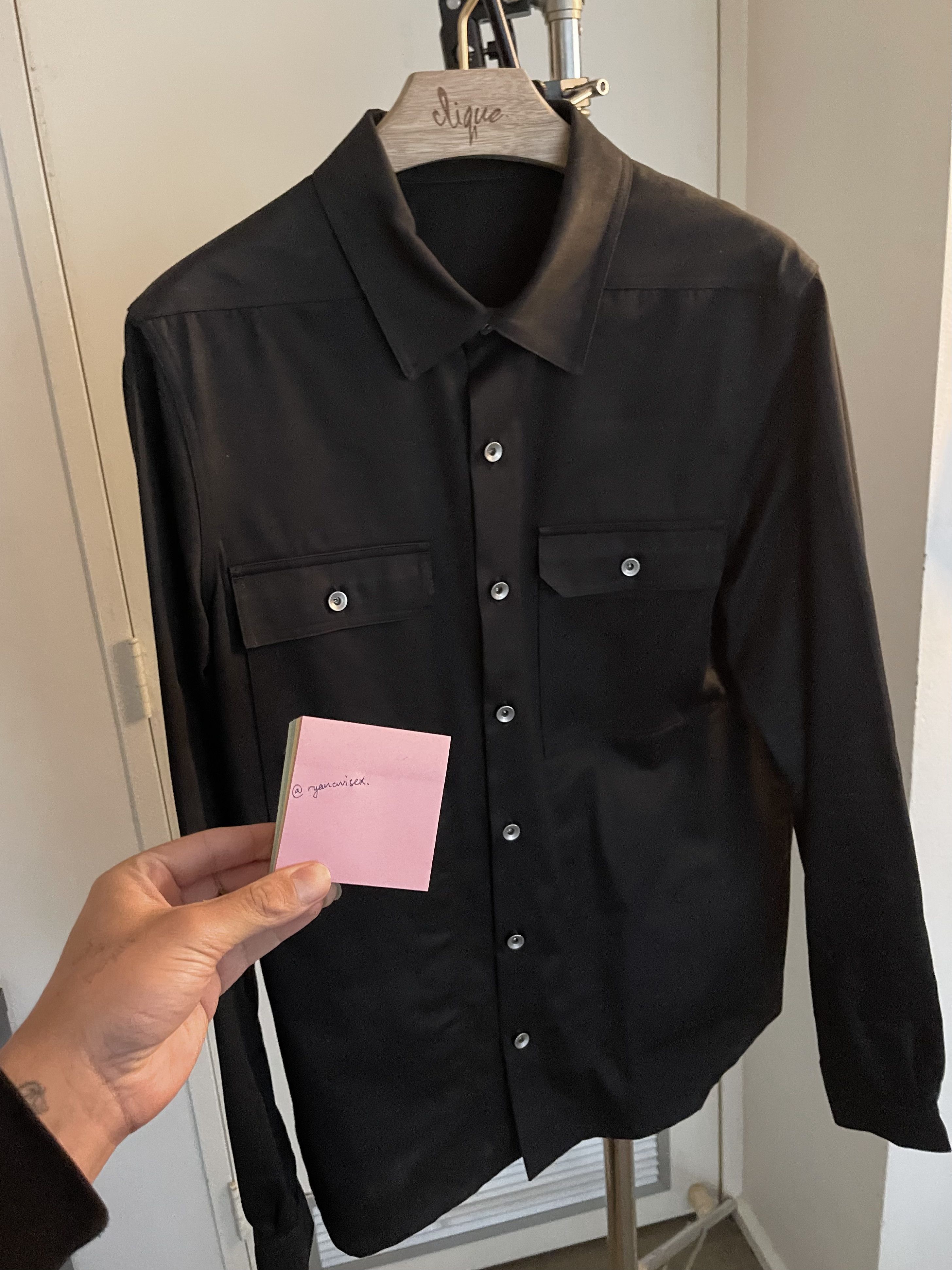 Rick Owens Drkshdw Drkshdw Woven Outershirt Size US M / EU 48-50 / 2 - 2 Thumbnail