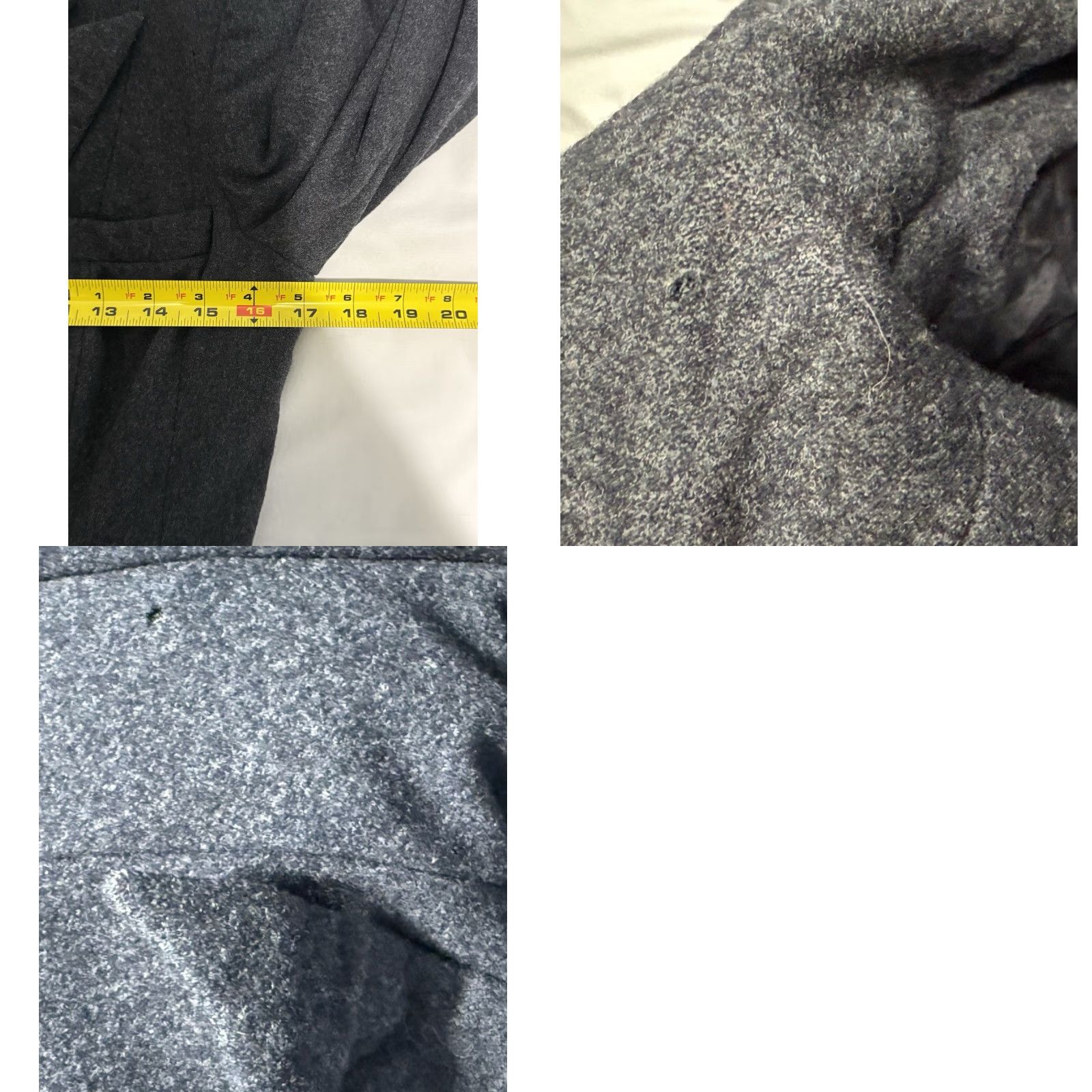 Ralph Lauren RALPH LAUREN PURPLE LABEL Gray Cashmere Lambswool Double Breasted Blazer Sz 6 Womens Size M / US 6-8 / IT 42-44 - 8 Thumbnail