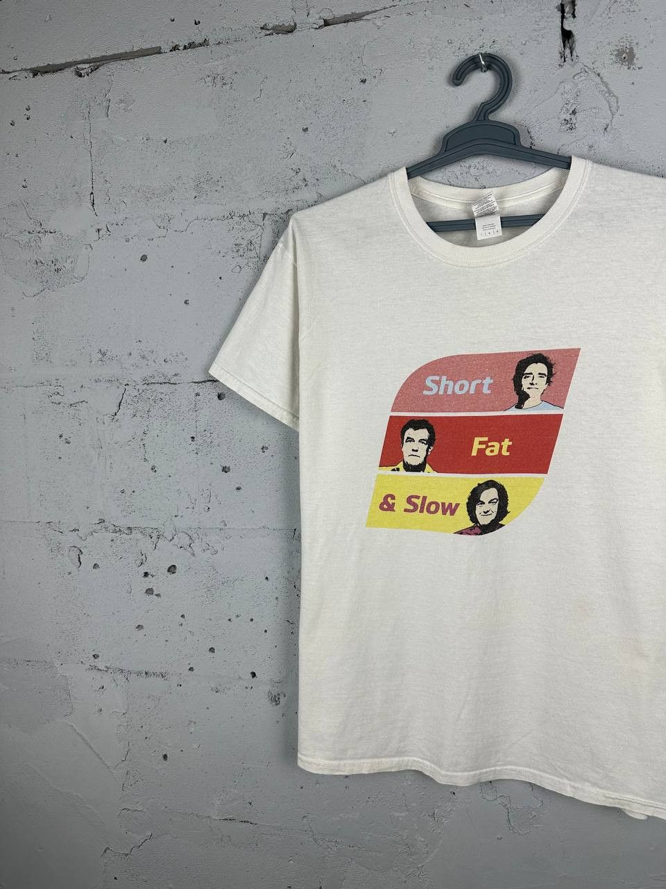 Vintage Top Gear HBO Short Fat Slow TV Show Cars T Shirt Size US L / EU 52-54 / 3 - 2 Thumbnail