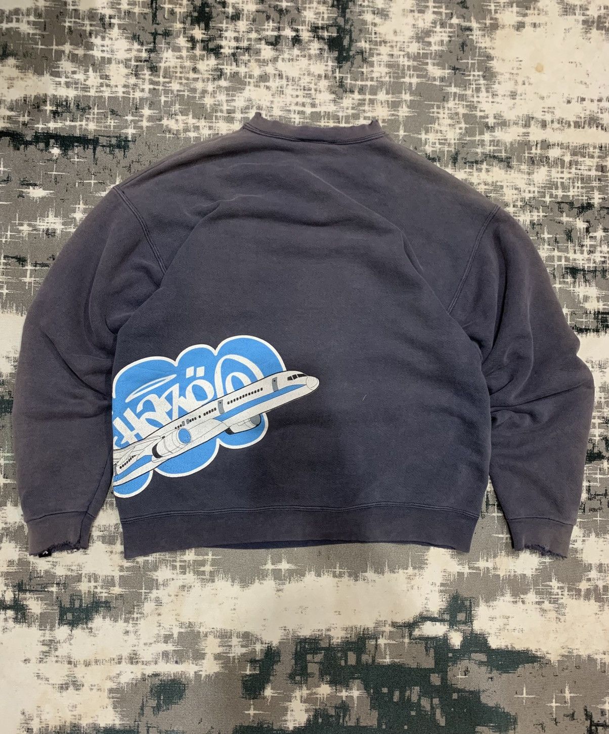 Haze 90’s Eric Haze Aeroplane Graffiti Sweatshirt Distress Faded Size US L / EU 52-54 / 3 - 8 Thumbnail