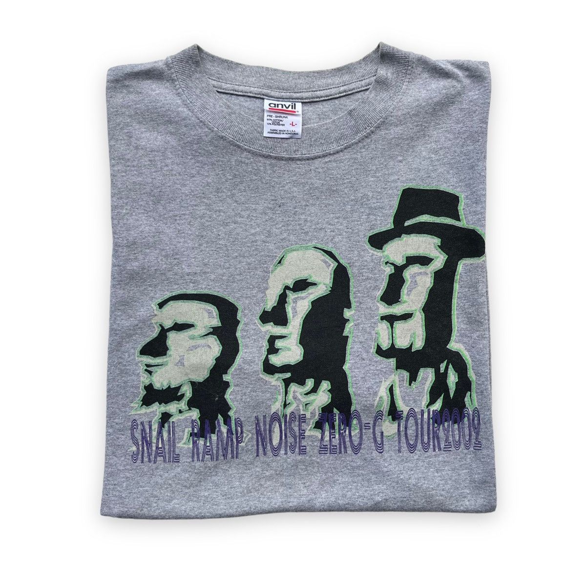 image of Band Tees x The Band Tee Guy Vintage 2002 Snail Ramp in Grey, Men's (Size Large)
