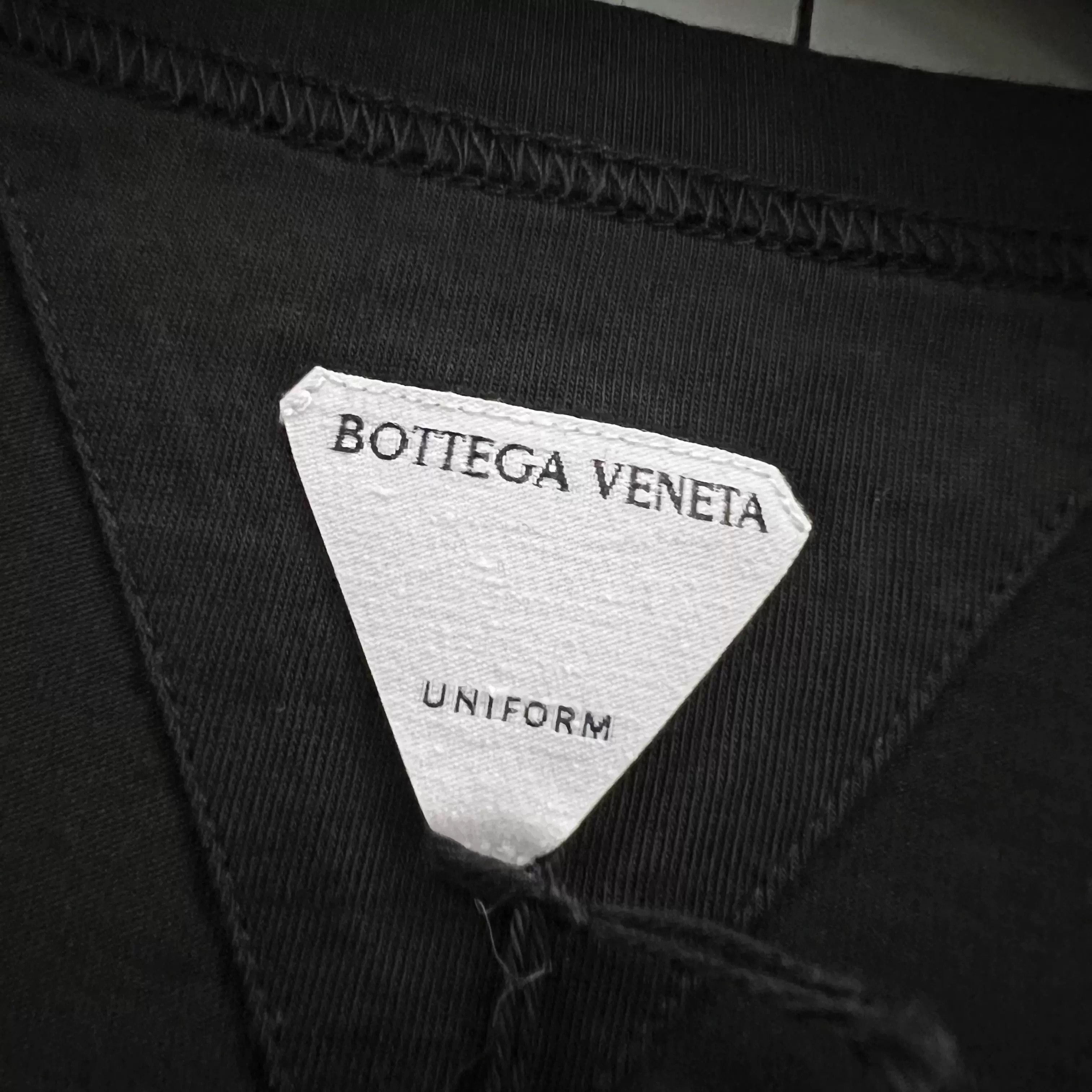 Bottega Veneta Bottega Veneta Black Round Neck Short Sleeve S Size US S / EU 44-46 / 1 - 2 Thumbnail