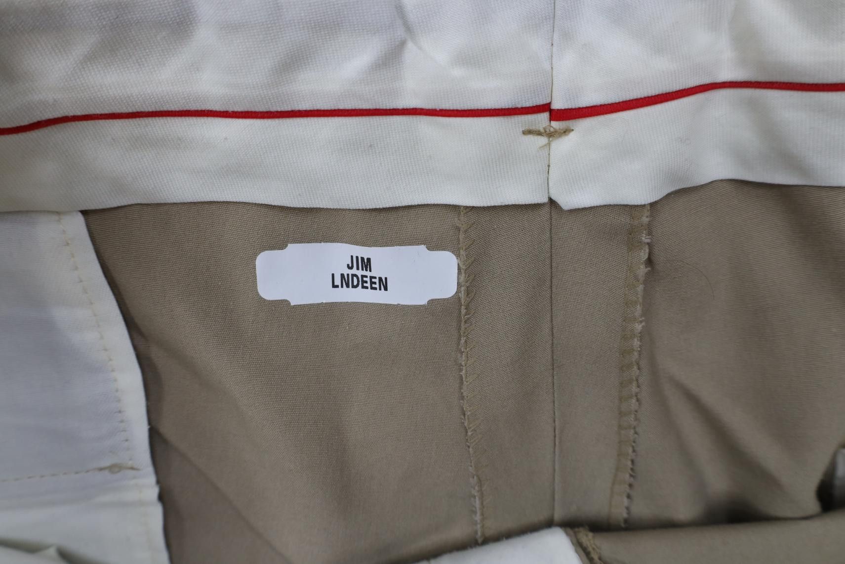 Orvis Vintage 70s Orvis Flared Wide Leg Chino Pants Beige USA Size US 38 / EU 54 - 9 Thumbnail