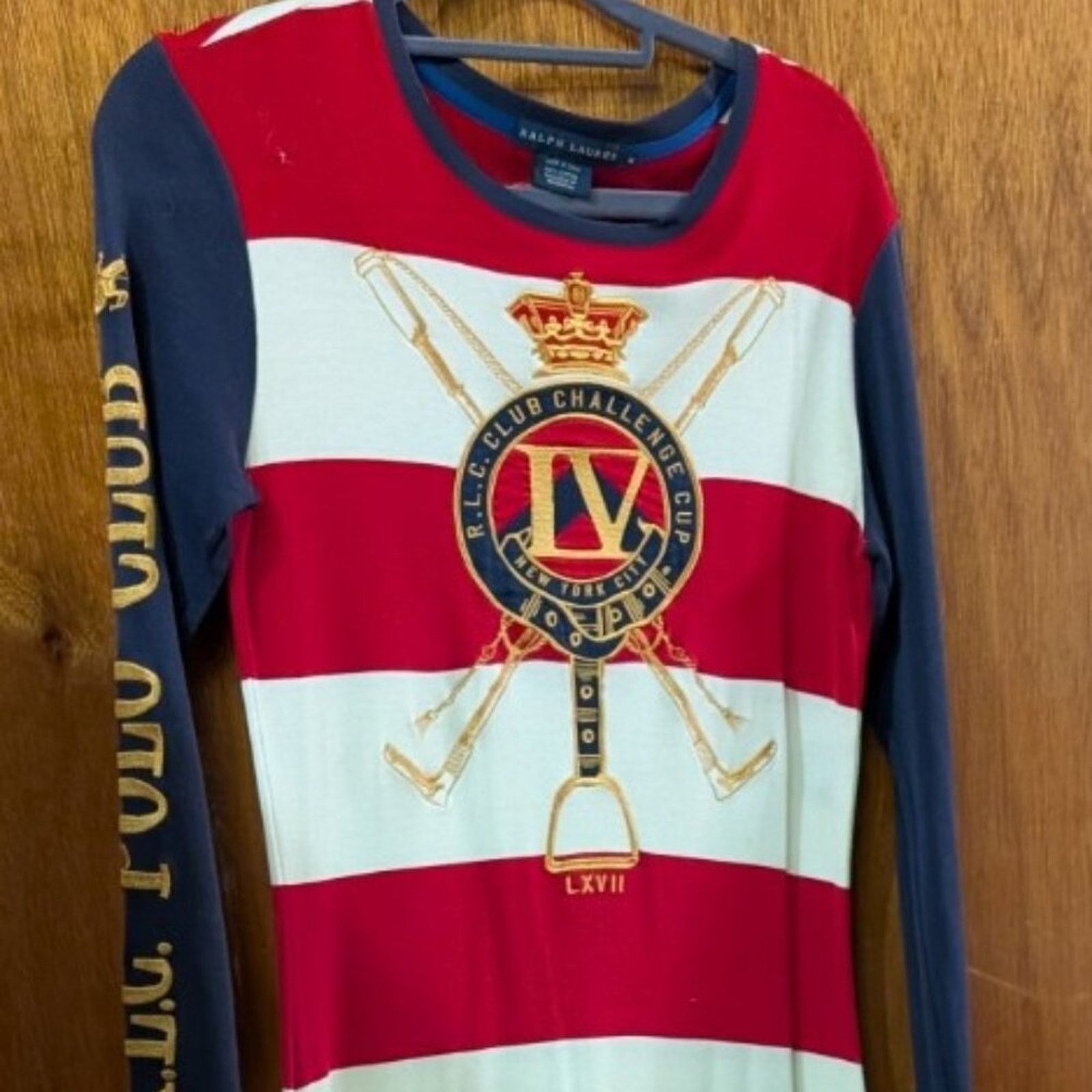 Ralph Lauren Vintage RALPH LAUREN Polo Club Striped Dress MEDIUM Size M / US 6-8 / IT 42-44 - 1 Thumbnail