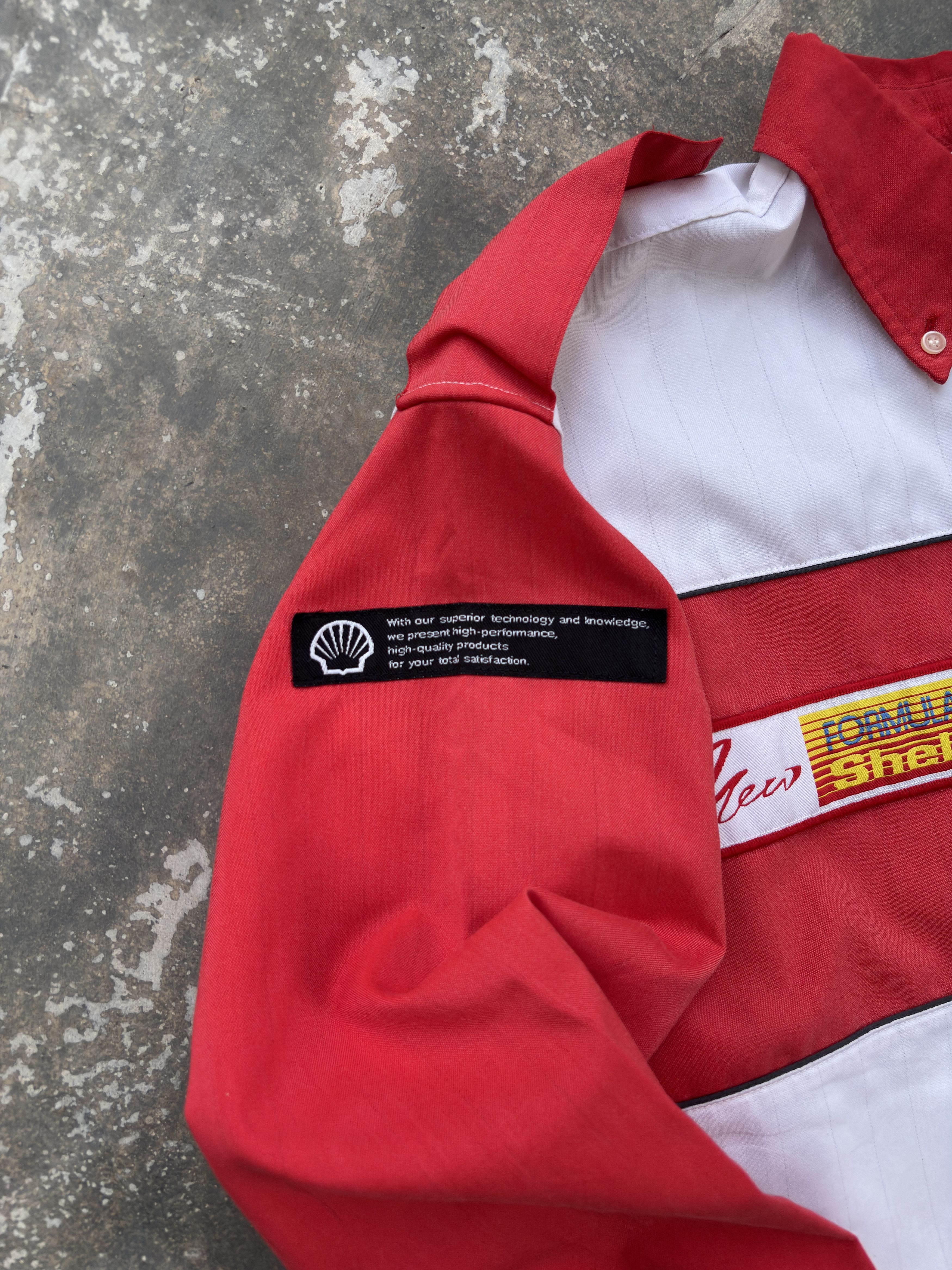 Formula 1 Formula Shell Station Rare Vintage Button Up Workshirt Size US L / EU 52-54 / 3 - 5 Thumbnail