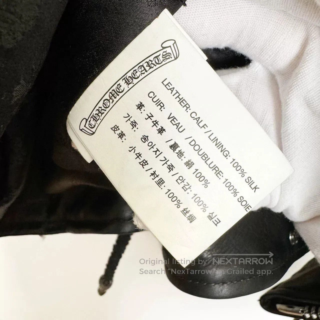 Chrome Hearts Chrome Hearts Silver Motorcycle Leather Jacket. Size US M / EU 48-50 / 2 - 4 Thumbnail