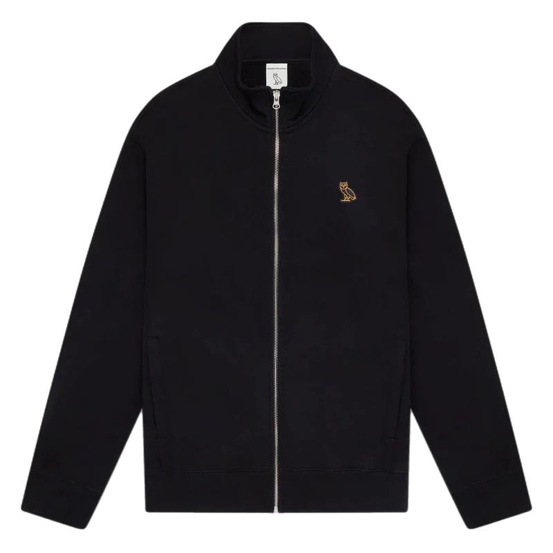 image of Vintage Ovo Classic Full Zip Track Jacket Black, Men's (Size XL)