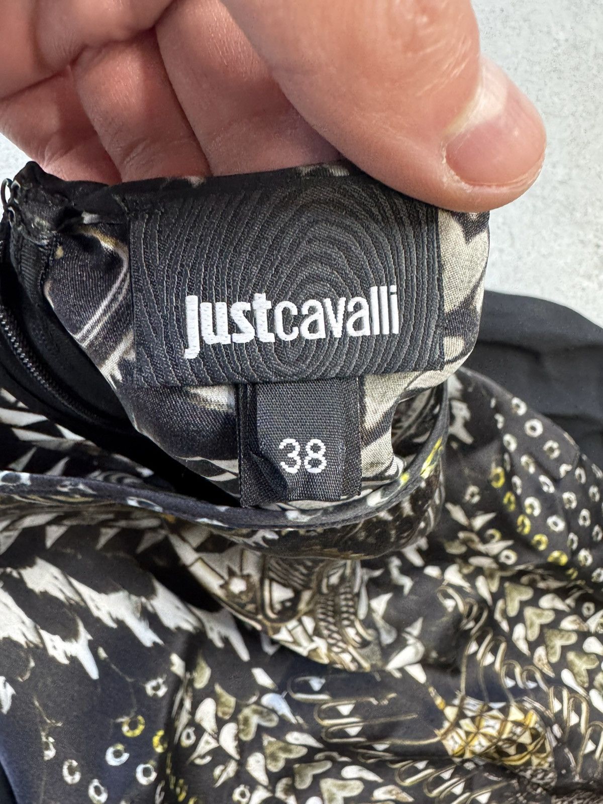 Just Cavalli × Roberto Cavalli × Vintage Just Cavalli Vintage Printed Midi Dress Size XS / US 0-2 / IT 36-38 - 3 Thumbnail