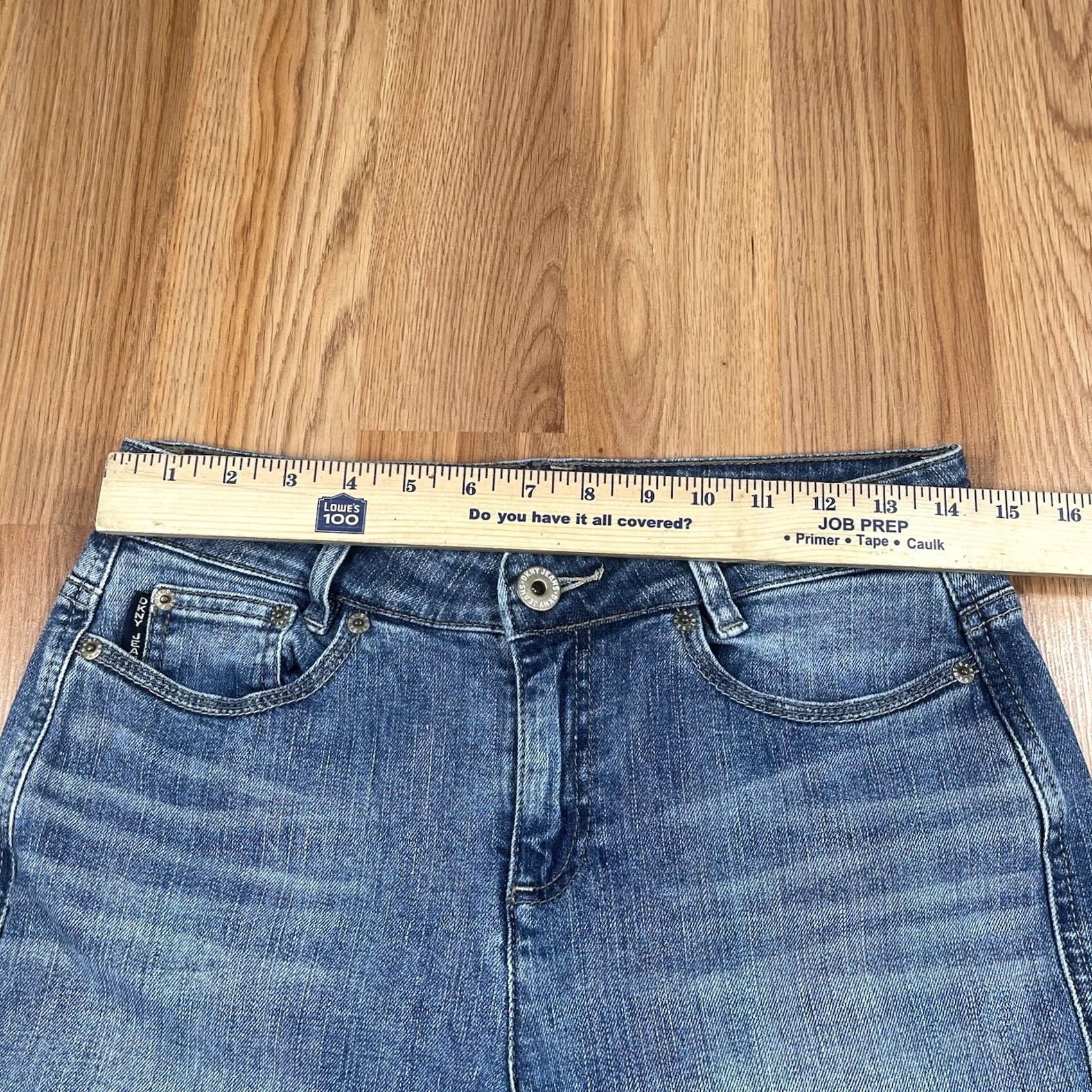 DKNY DKNY Jeans Capri Womens Size 6 Regular Mid Rise Stretch Denim Pants Capri Blue 24in Inseam Womens Jeans Size 28" / US 6 / IT 42 - 3 Thumbnail