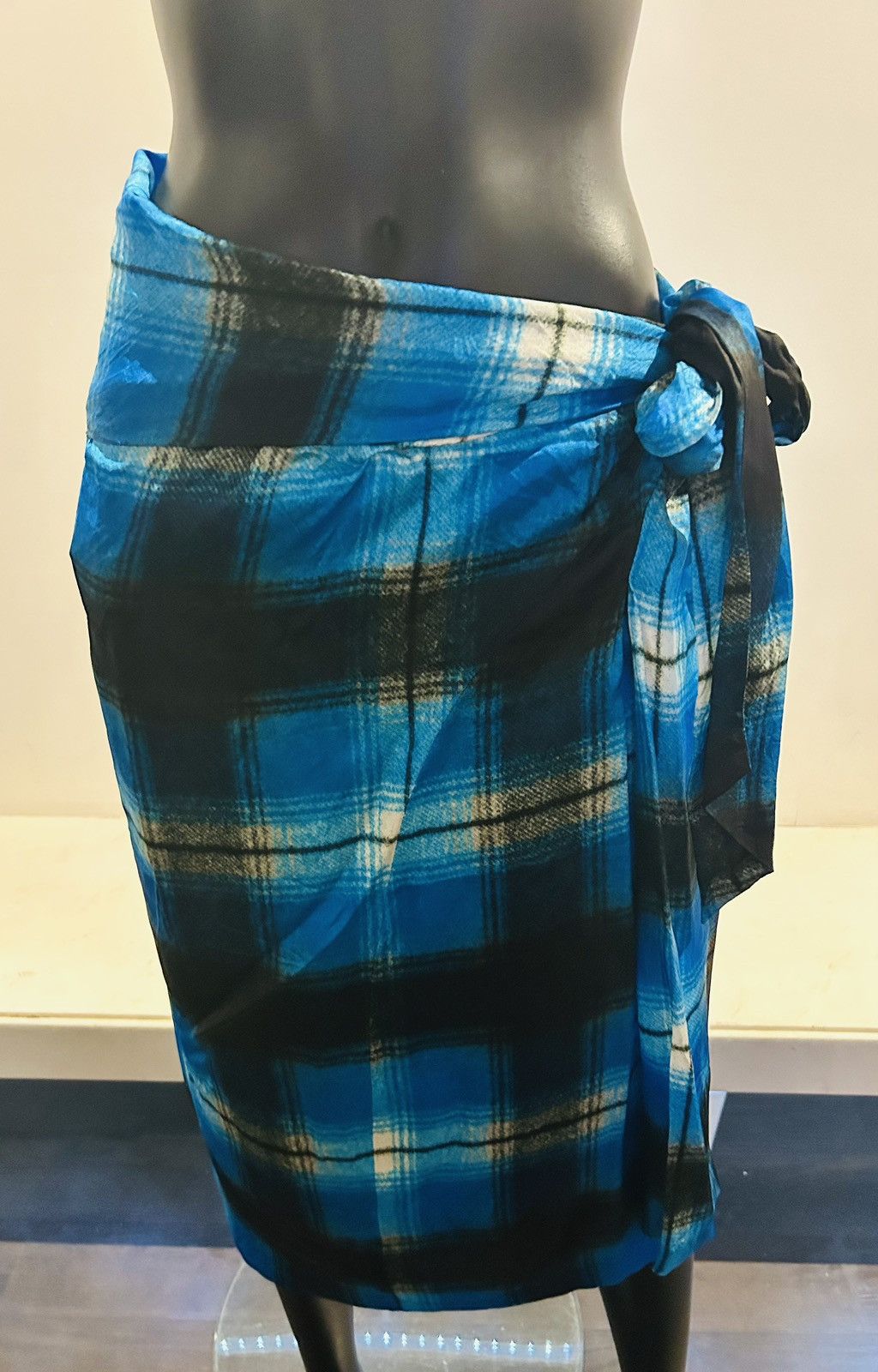 Dries Van Noten Dries van noten blue plaid skirt. Size 28" / US 6 / IT 42 - 11 Thumbnail