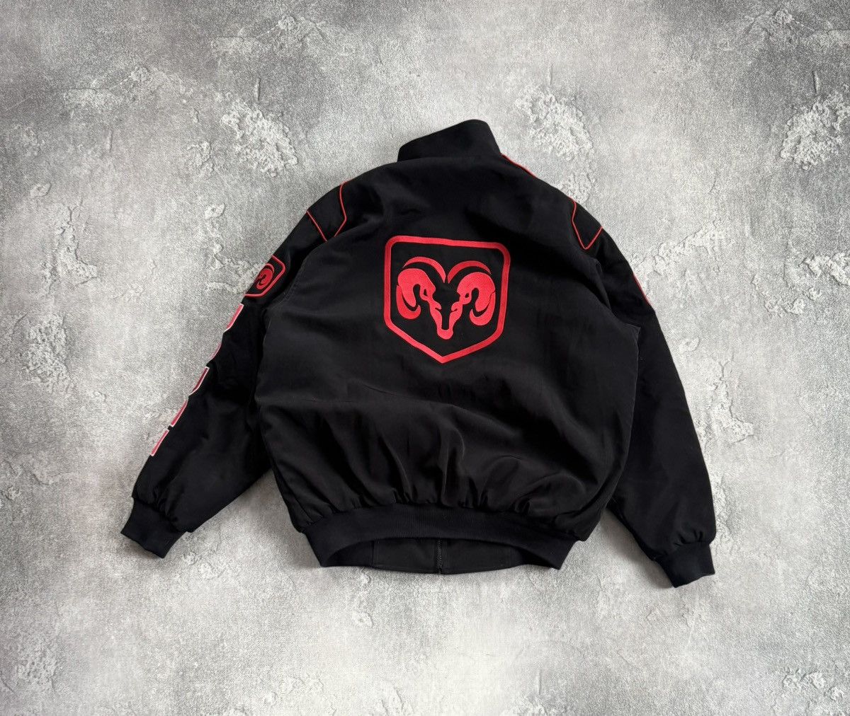 NASCAR Dodge L/size big logo bomber jacket racing moto sport 00s Size US L / EU 52-54 / 3 - 12 Thumbnail