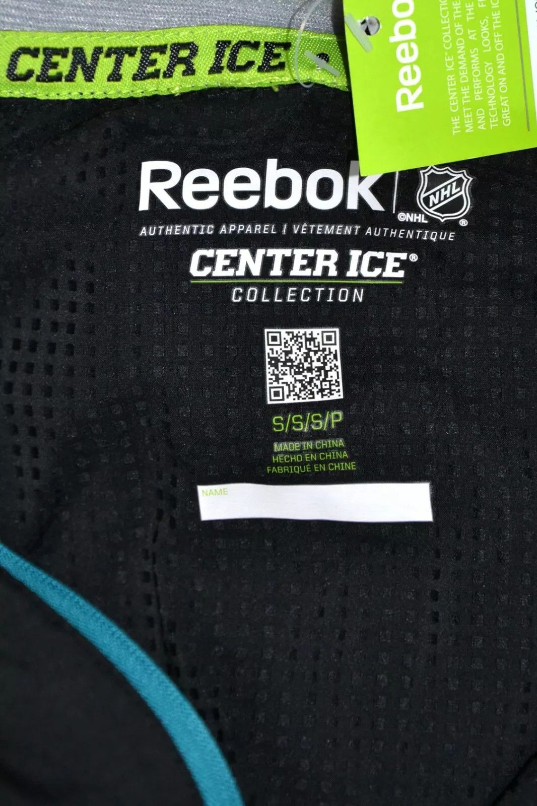 Reebok *BNWT* NHL SAN JOSE SHARKS JACKET JERSEY REEBOK SIZE S Size US S / EU 44-46 / 1 - 4 Thumbnail