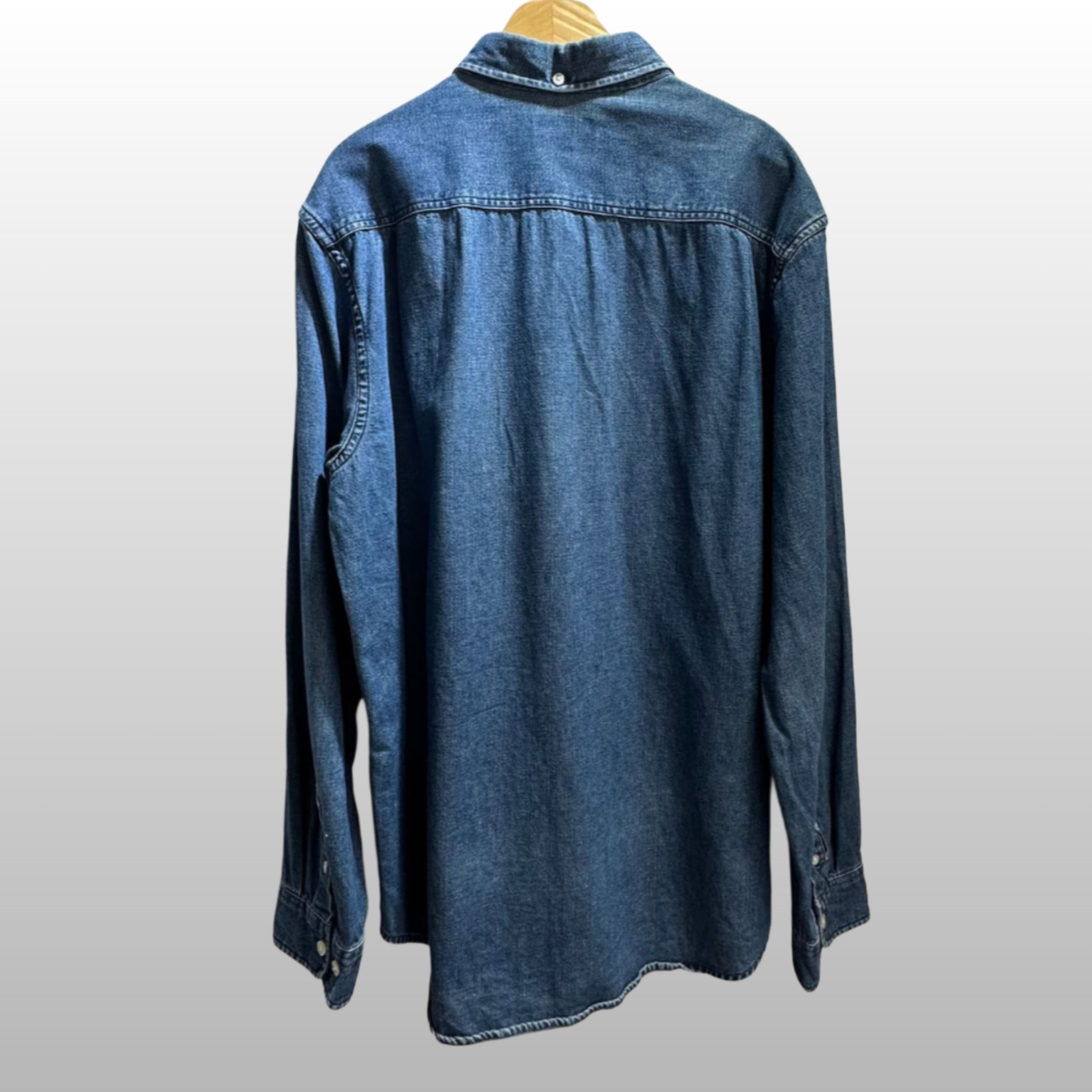 Supreme Supreme Faded Denim Shirt FW15 Size US M / EU 48-50 / 2 - 2 Thumbnail