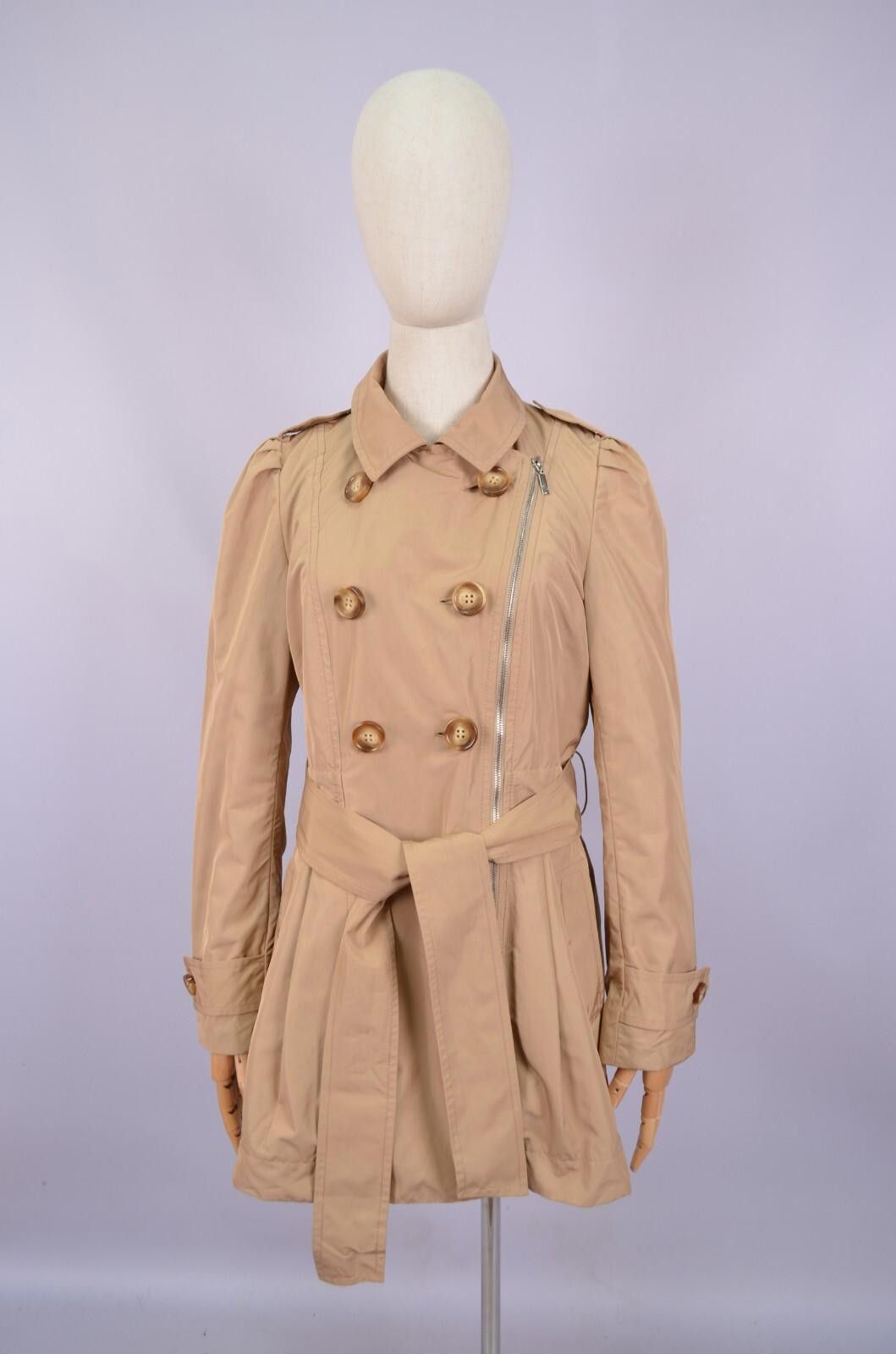 Moncler Womens Moncler Elysee Double Breasted Trench Coat Sz 3/M Size M / US 6-8 / IT 42-44 - 1 Thumbnail