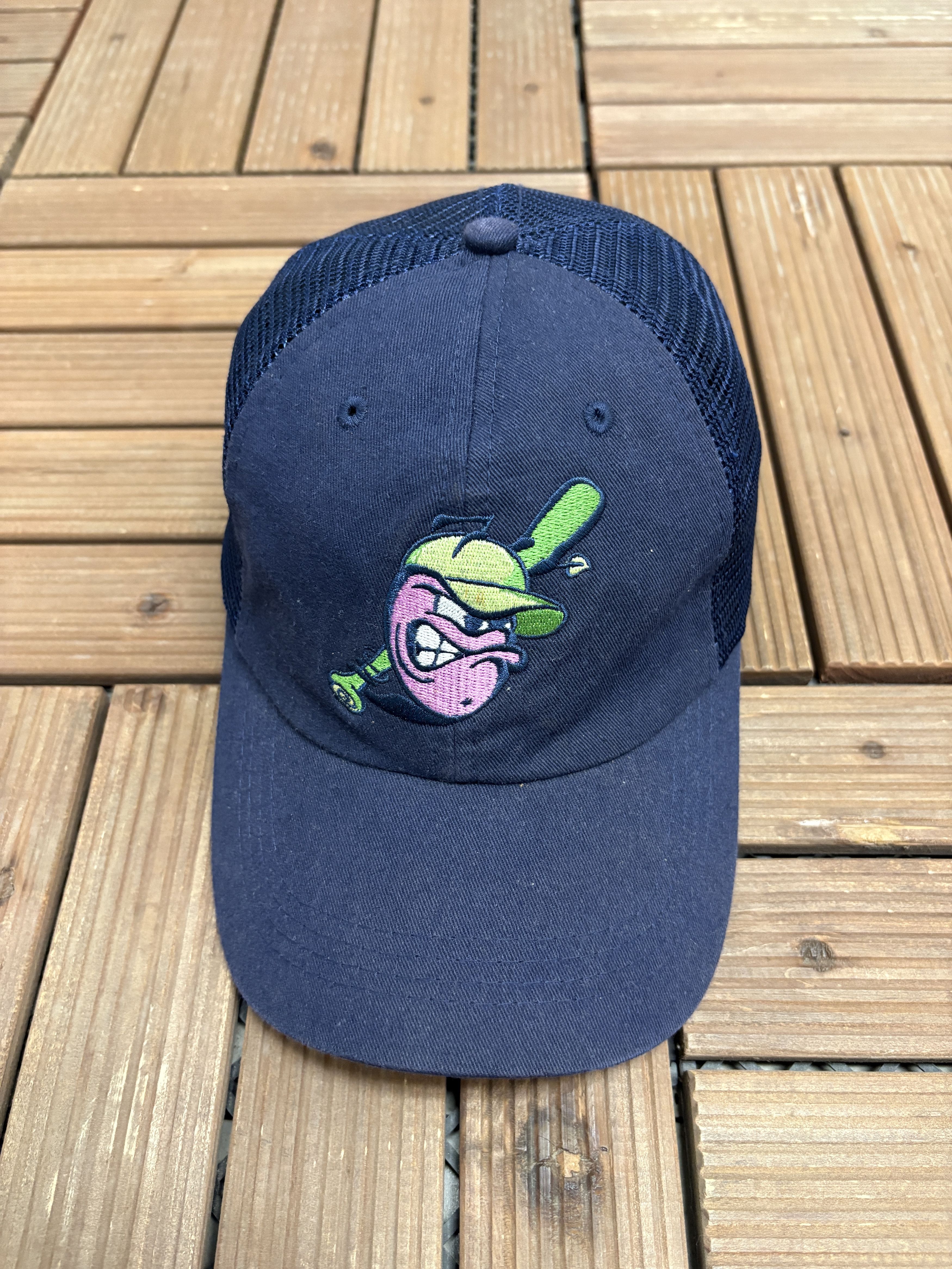 Vintage Jamestown Jammers Embroidered Blue Trucker Hat Cap Size ONE SIZE - 2 Thumbnail