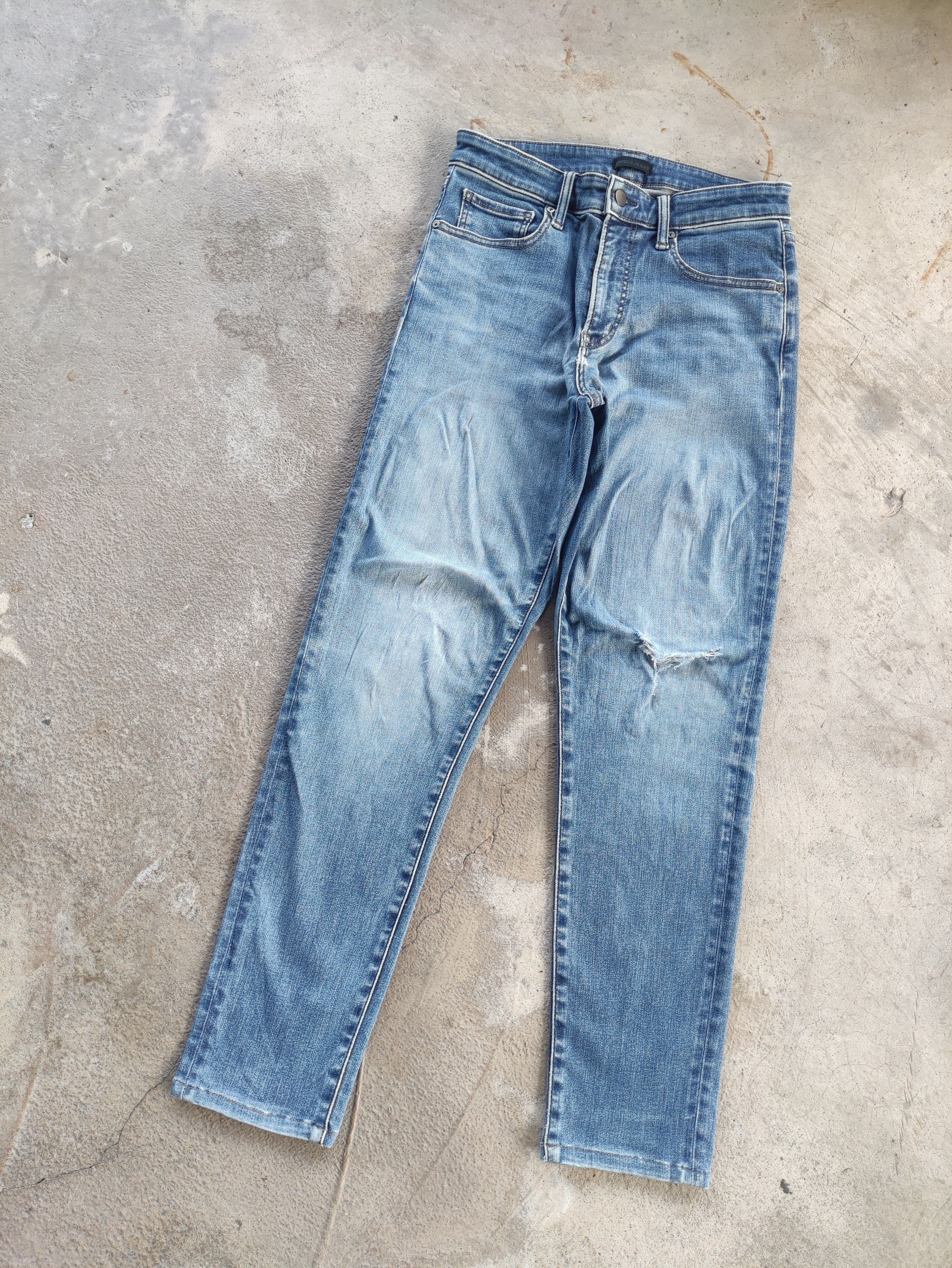 Japanese Brand Vintage Japanese Denim Distressed Faded Jean Size US 29 - 2 Thumbnail