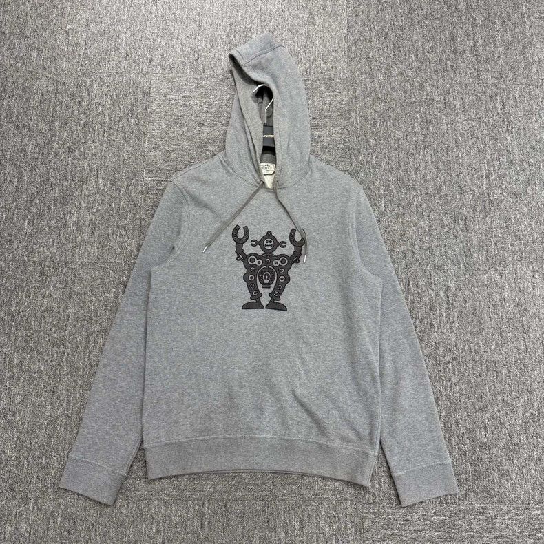 Hermes Robot Print Hoodie Sweatshirt - dmc