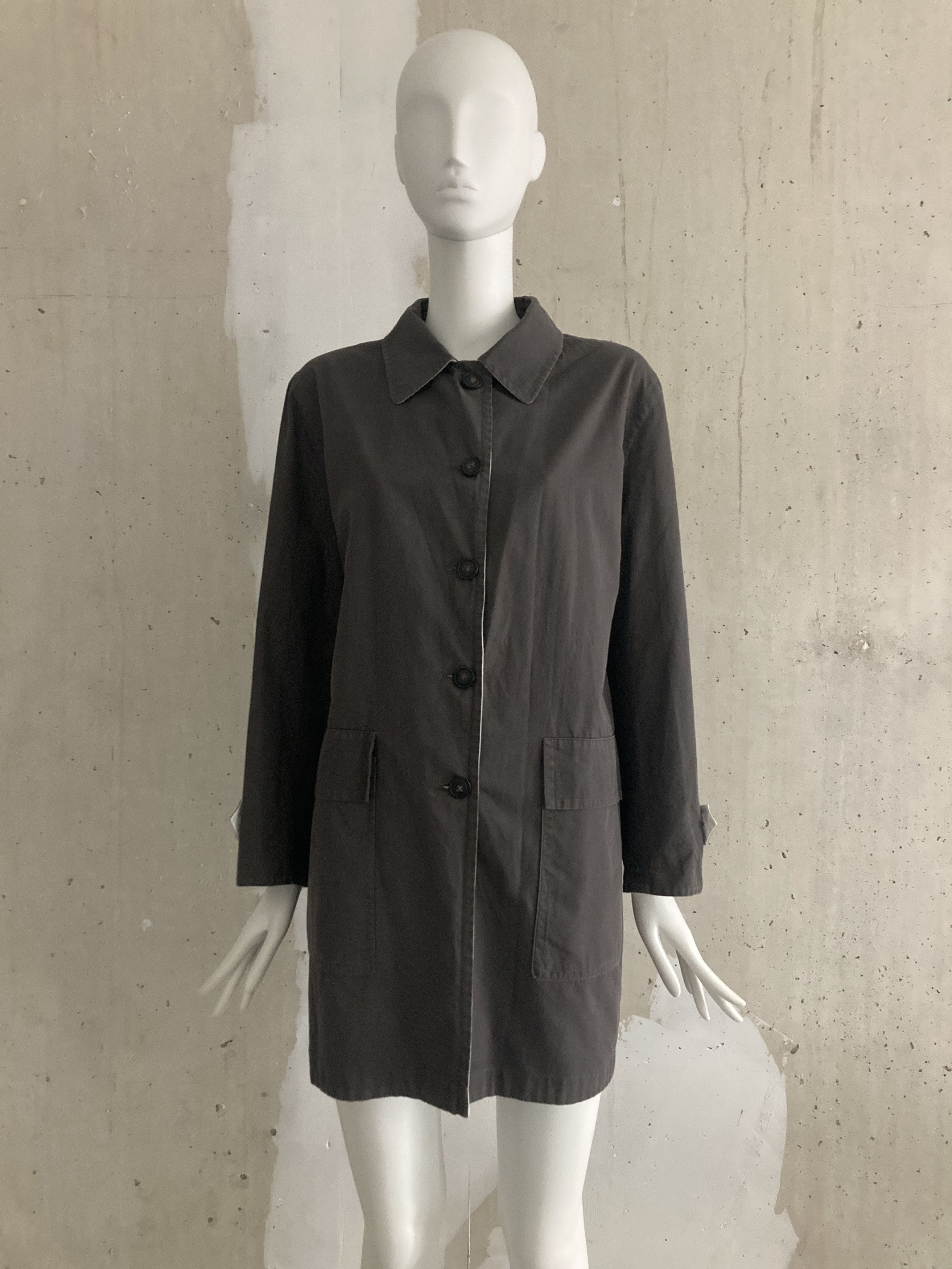 Hermes × Maison Margiela Hermes by Margiela Reversible Cotton Coat 