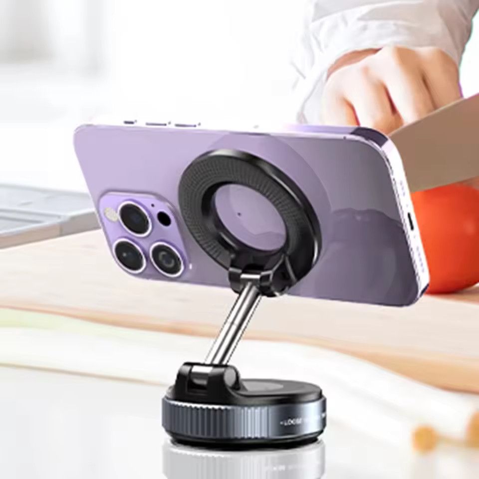 Other Car Phone Magnetic Stand Mechanical Suction Cup Rotate 360° Size ONE SIZE - 2 Thumbnail