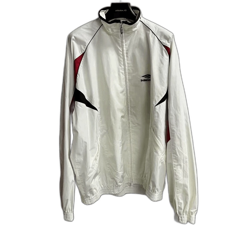 Balenciaga balenciaga white colorblock zip jacket Size US M / EU 48-50 / 2 - 1 Thumbnail