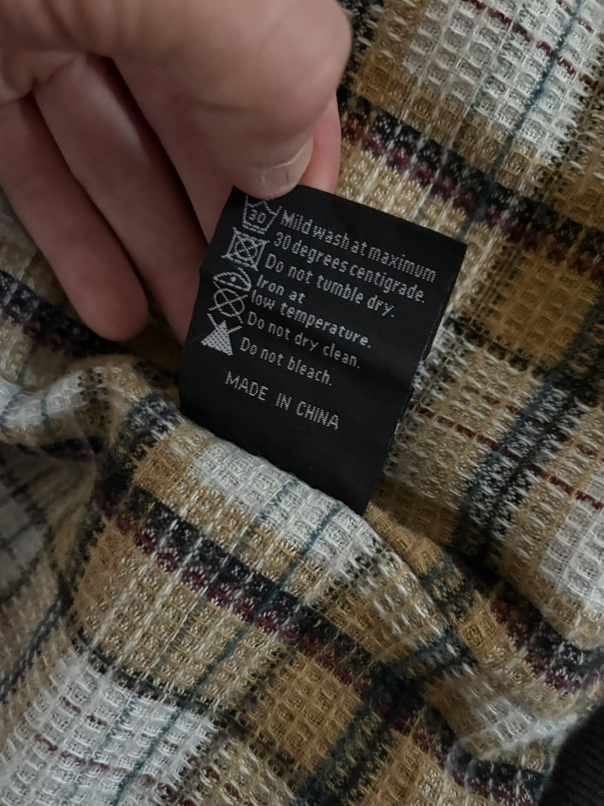 basketcase gallery Basketcase Gallery Hench Reversible Plaid Thermal Zip Up Size US S / EU 44-46 / 1 - 6 Thumbnail