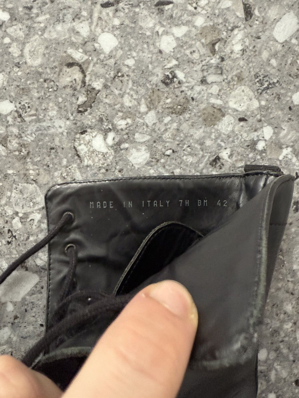 Dior × Hedi Slimane Dior Homme A/W 2007 “navigate” combat boot Size US 9 / EU 42 - 4 Thumbnail