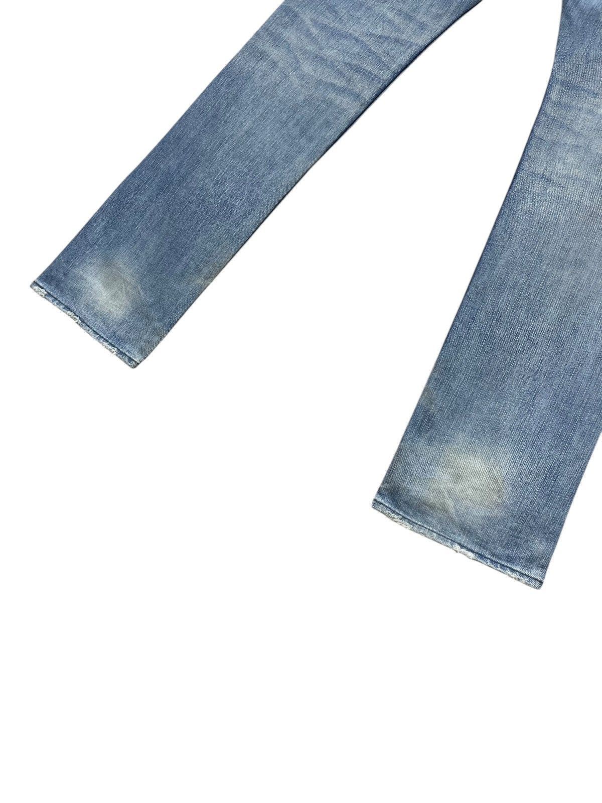Takeo Kikuchi Vintage TAKEO KIKUCHI Grunge Patch Ripped Slim Fit LGB Style Size US 31 - 12 Thumbnail