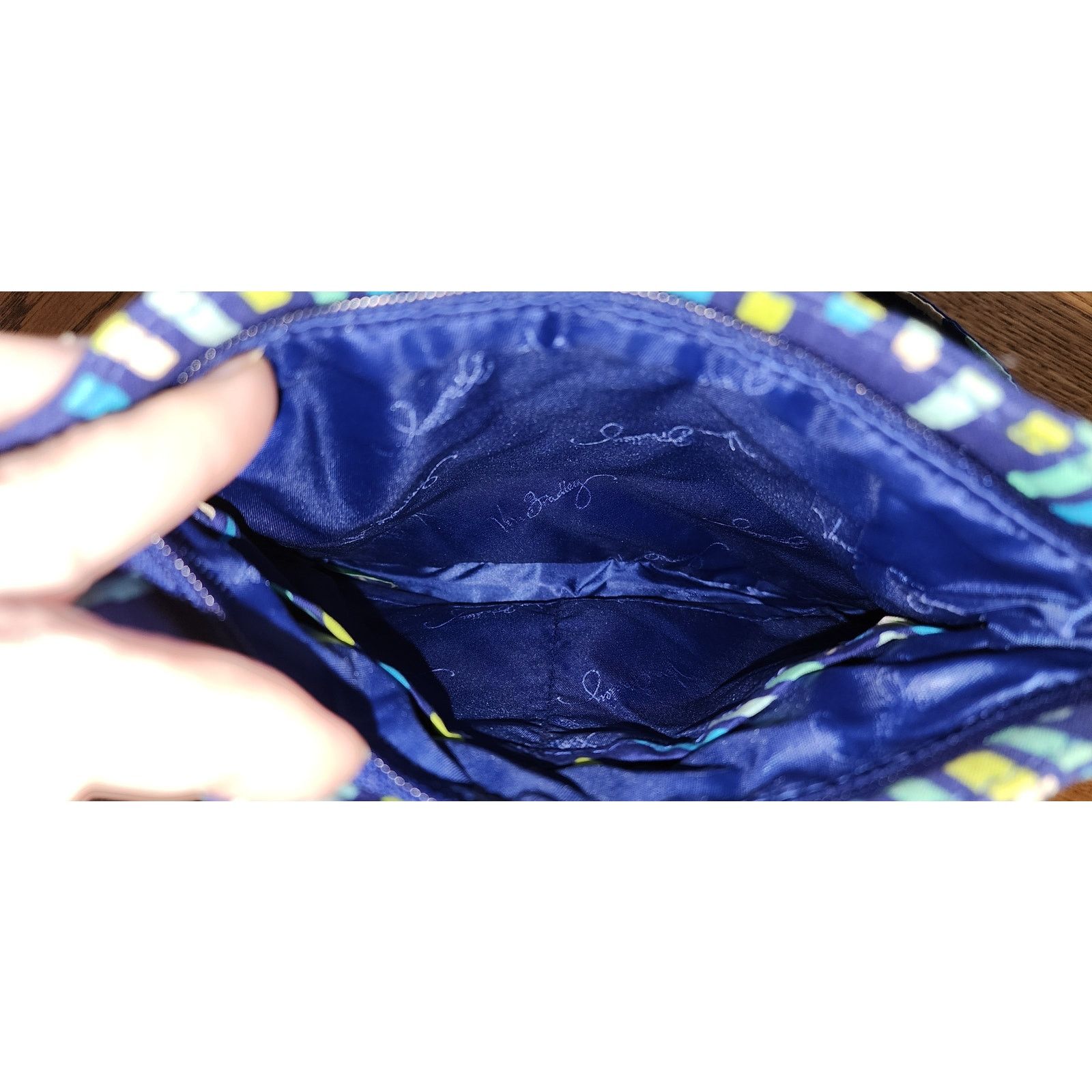 Vera Bradley VERA BRADLEY 2 ZIP Hipster Cross Body KATALINA BLUES Shower Size ONE SIZE - 3 Thumbnail
