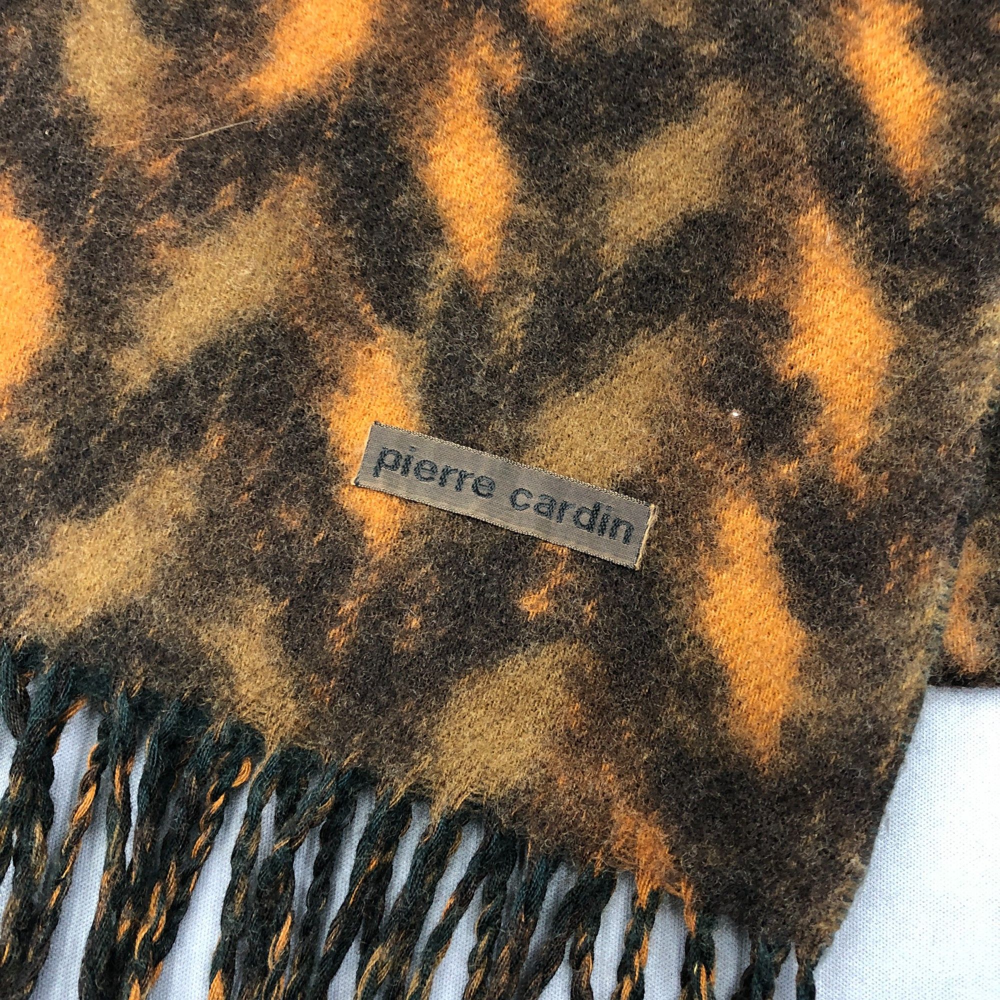 Pierre Cardin Vintage Pierre Cardin Scarf Muffler Wool Winter Scarves Size ONE SIZE - 4 Thumbnail