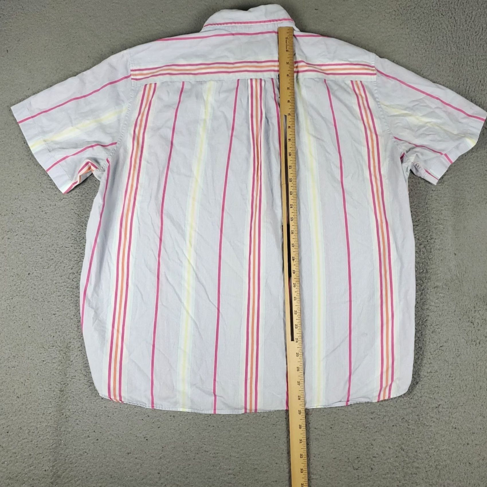 Vineyard Vines Vineyard Vines Shirt Mens XL Blue Striped Button-Up Short Sleeve Casual Modern Preppy Men Size US XL / EU 56 / 4 - 3 Thumbnail